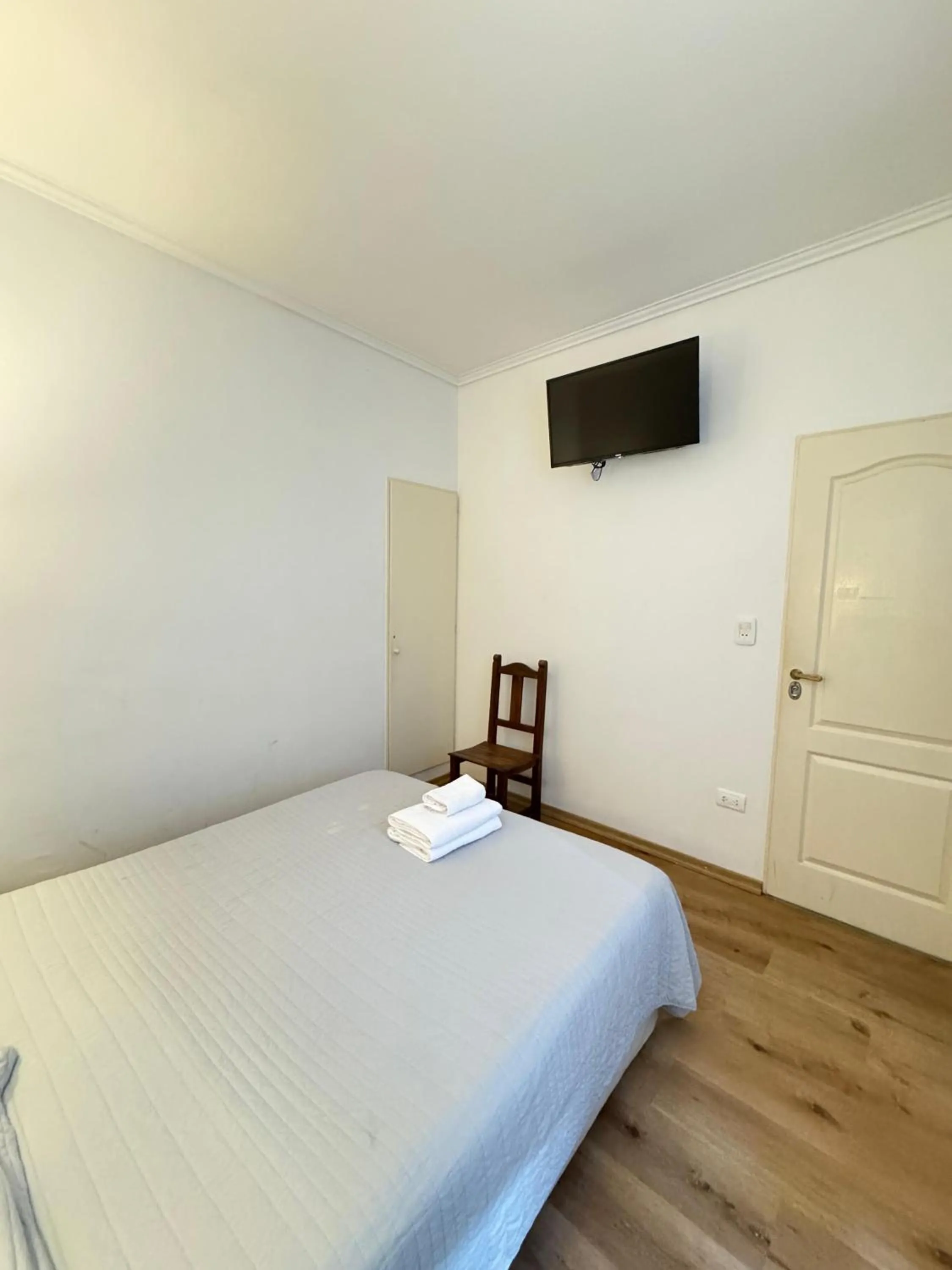 Bed in Hotel Frossard