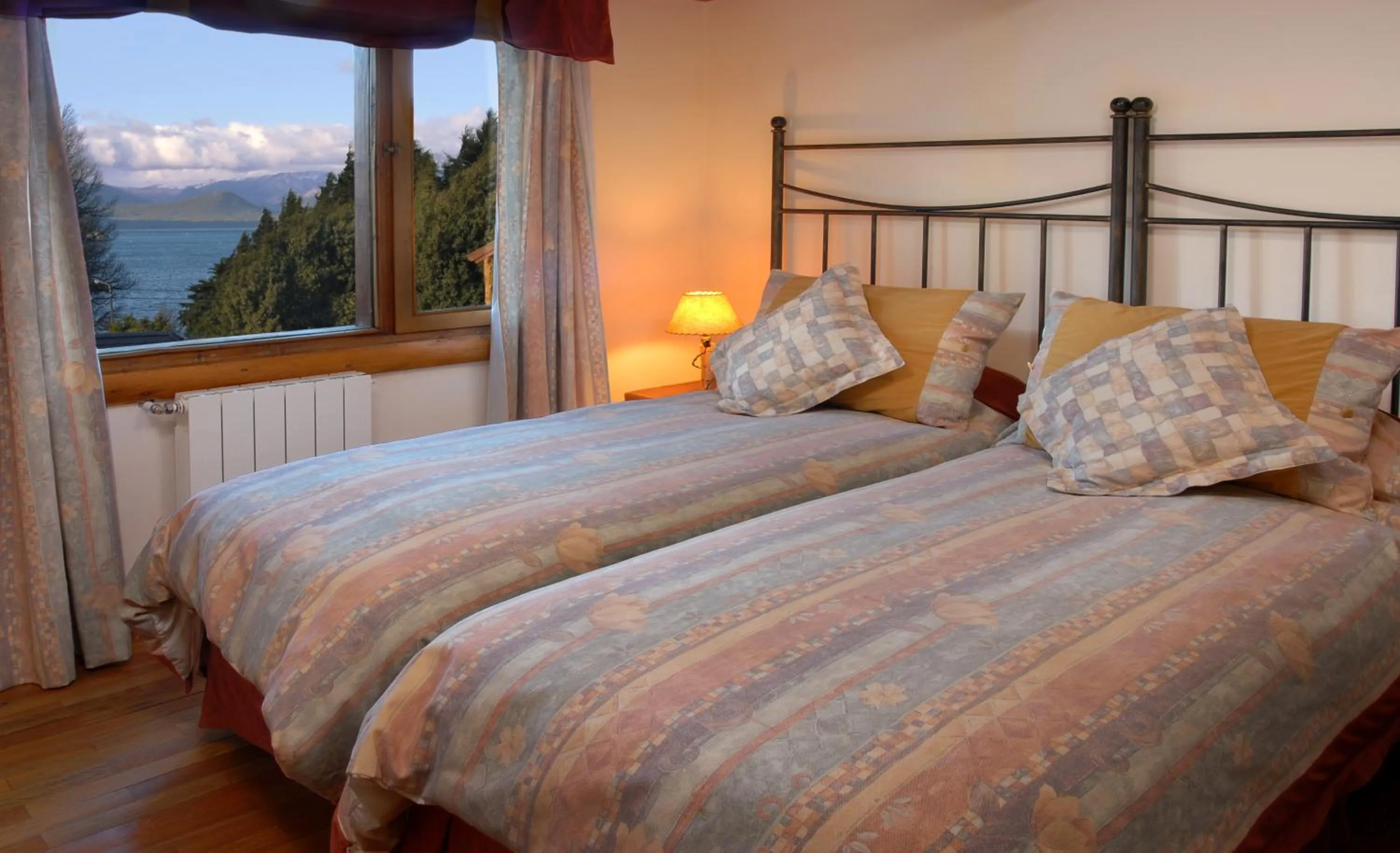 Bed in Nido del Cóndor Hotel & Spa