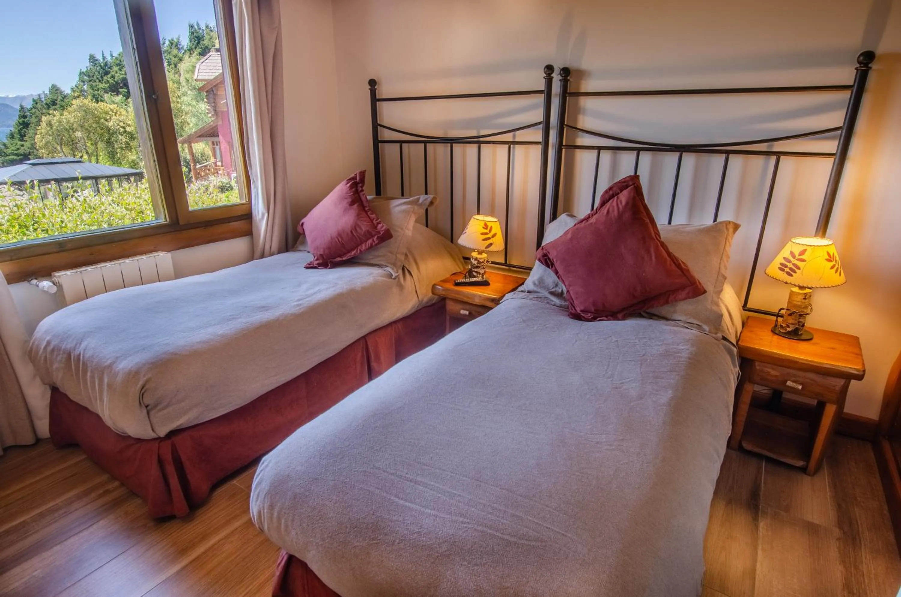 Bed in Nido del Cóndor Hotel & Spa