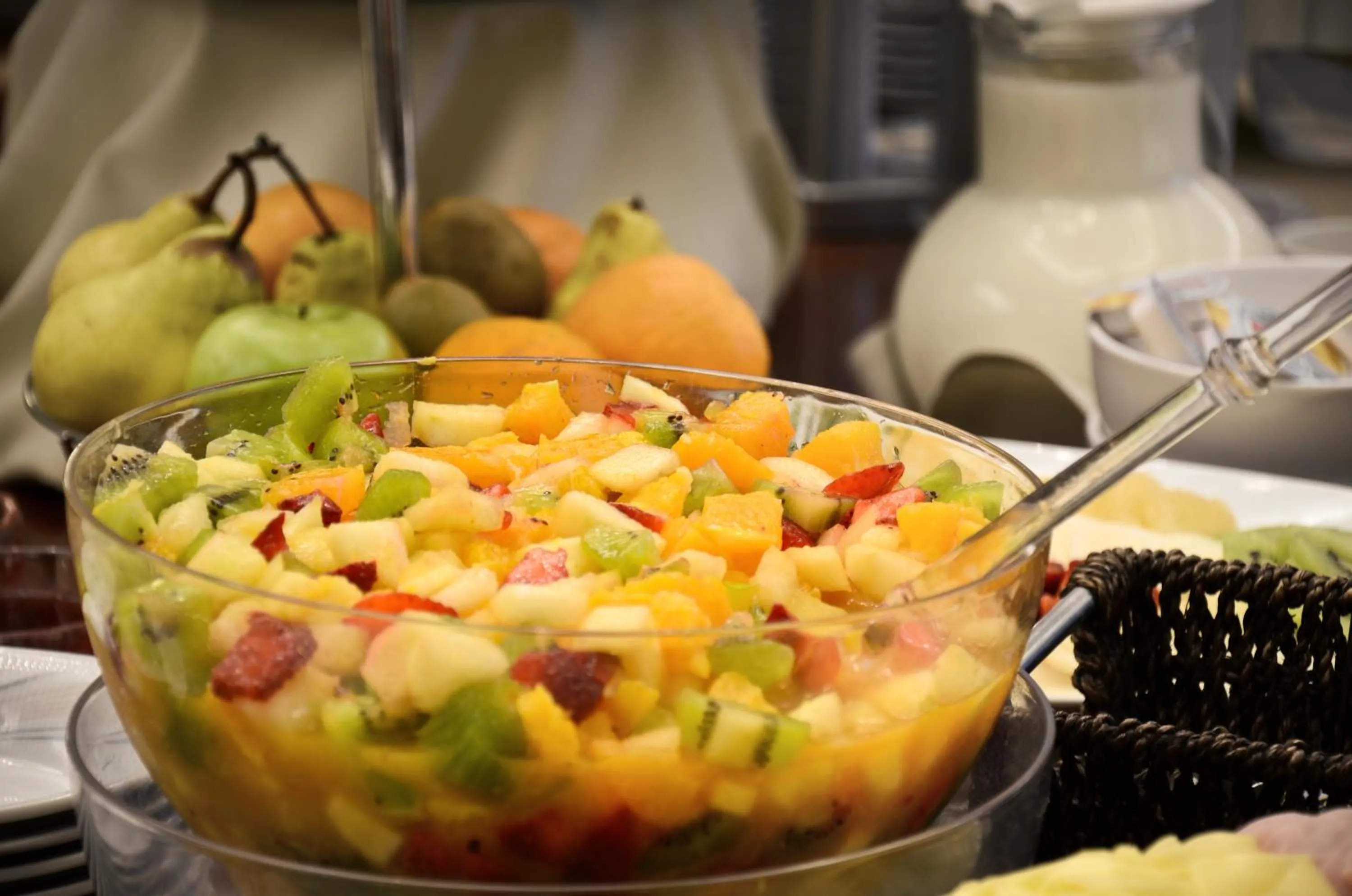 Buffet breakfast in Hotel Iruña