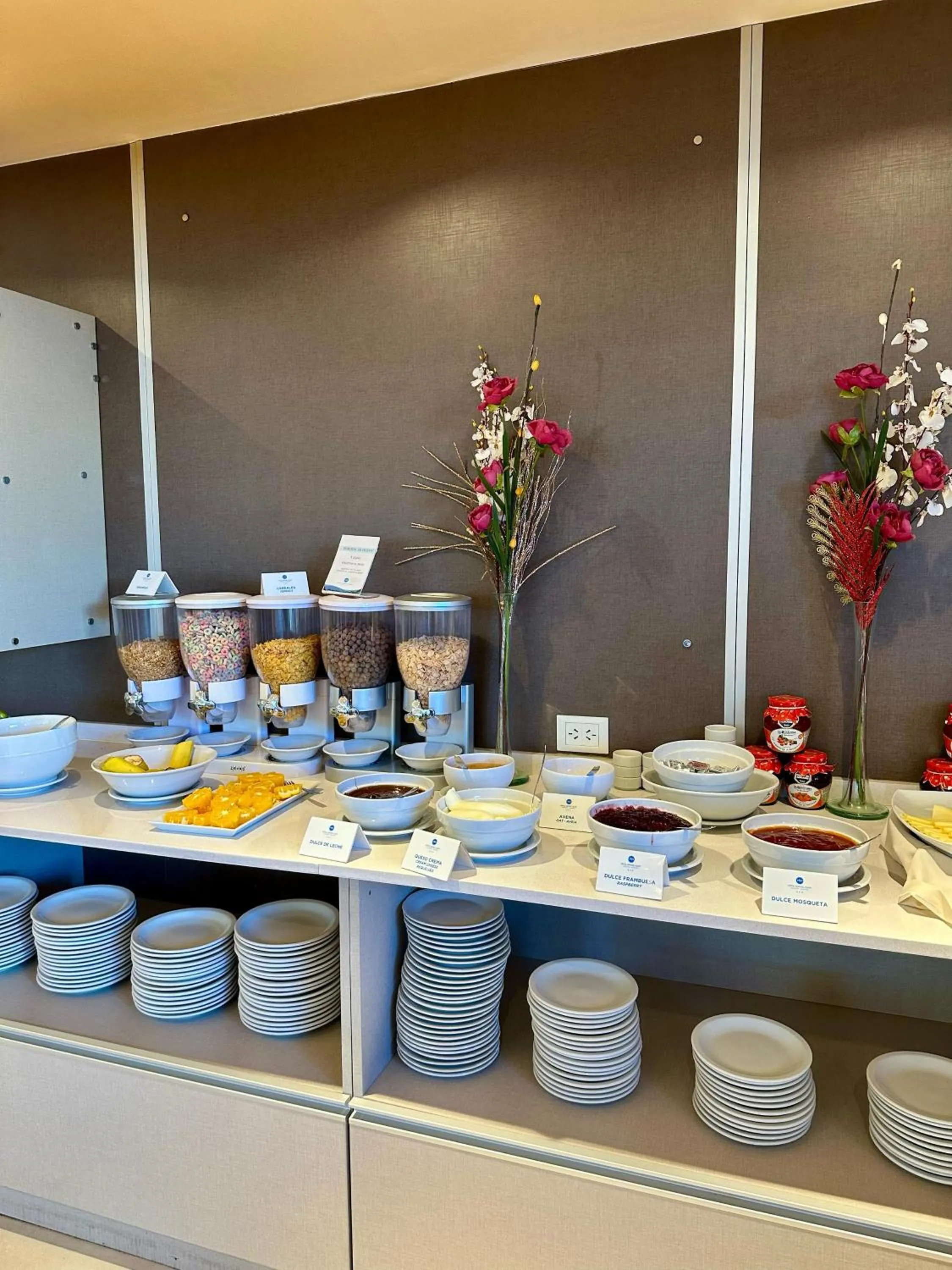 Buffet breakfast in Hotel Nahuel Huapi