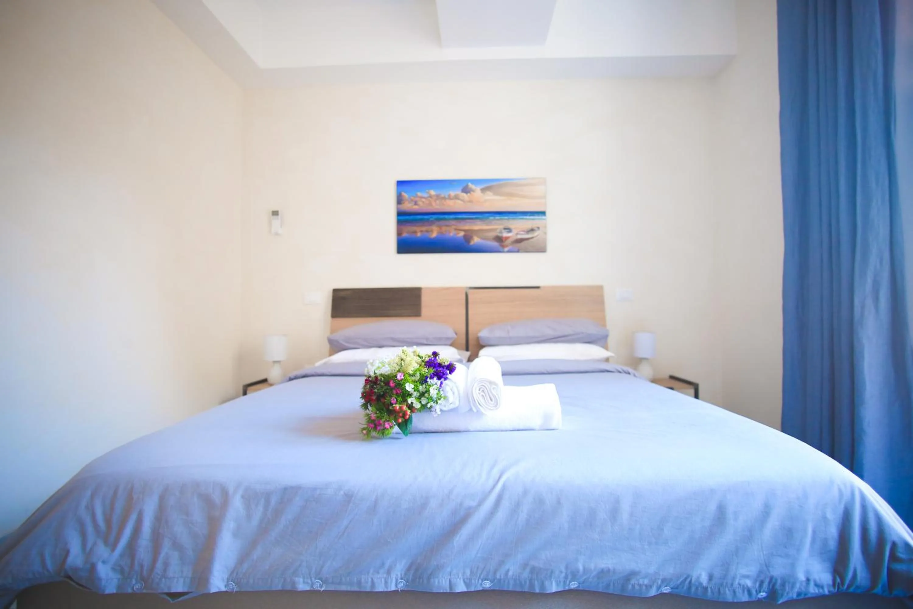 Bed in Il Viaggiatore Gaeta Medievale B&B