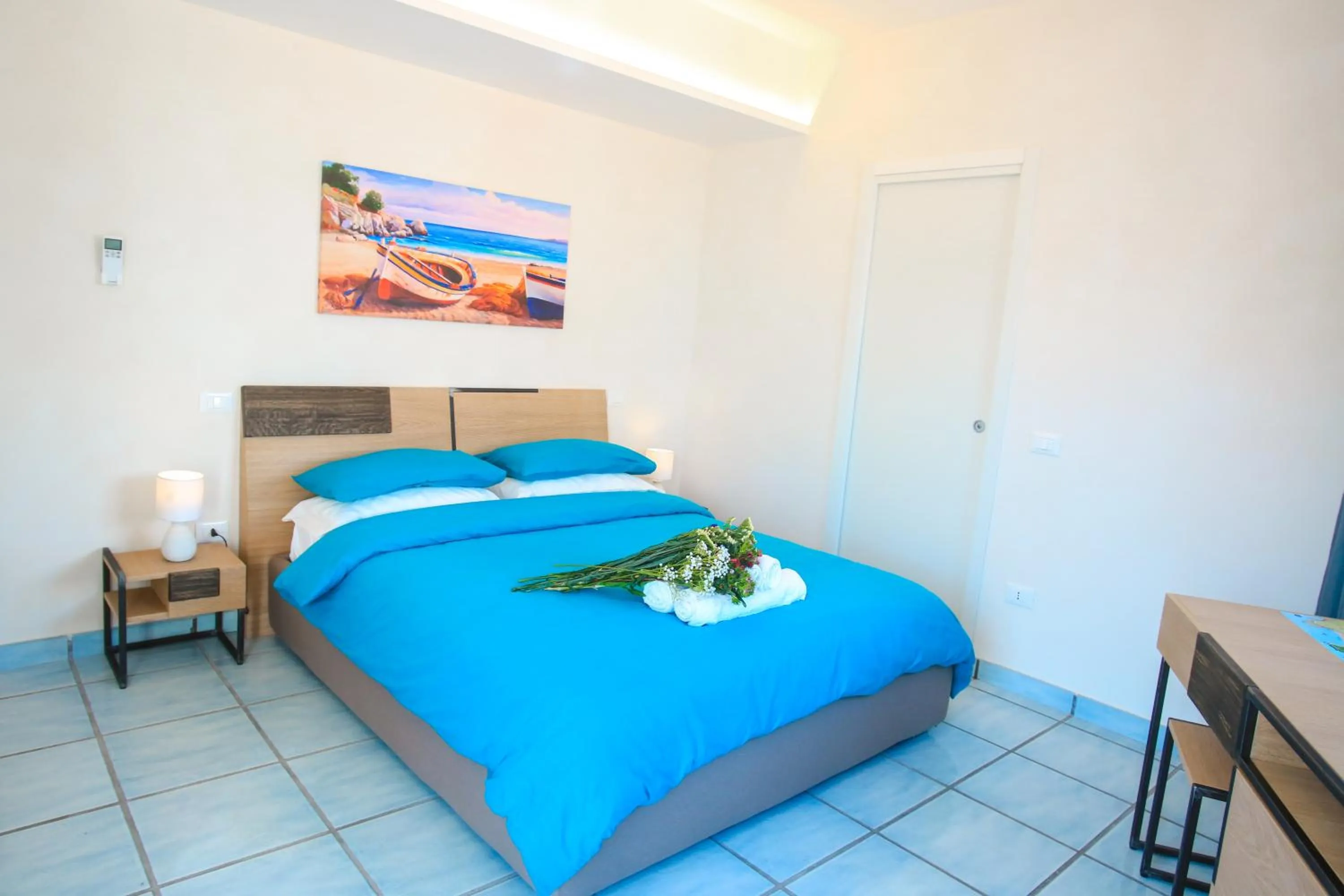 Bed in Il Viaggiatore Gaeta Medievale B&B