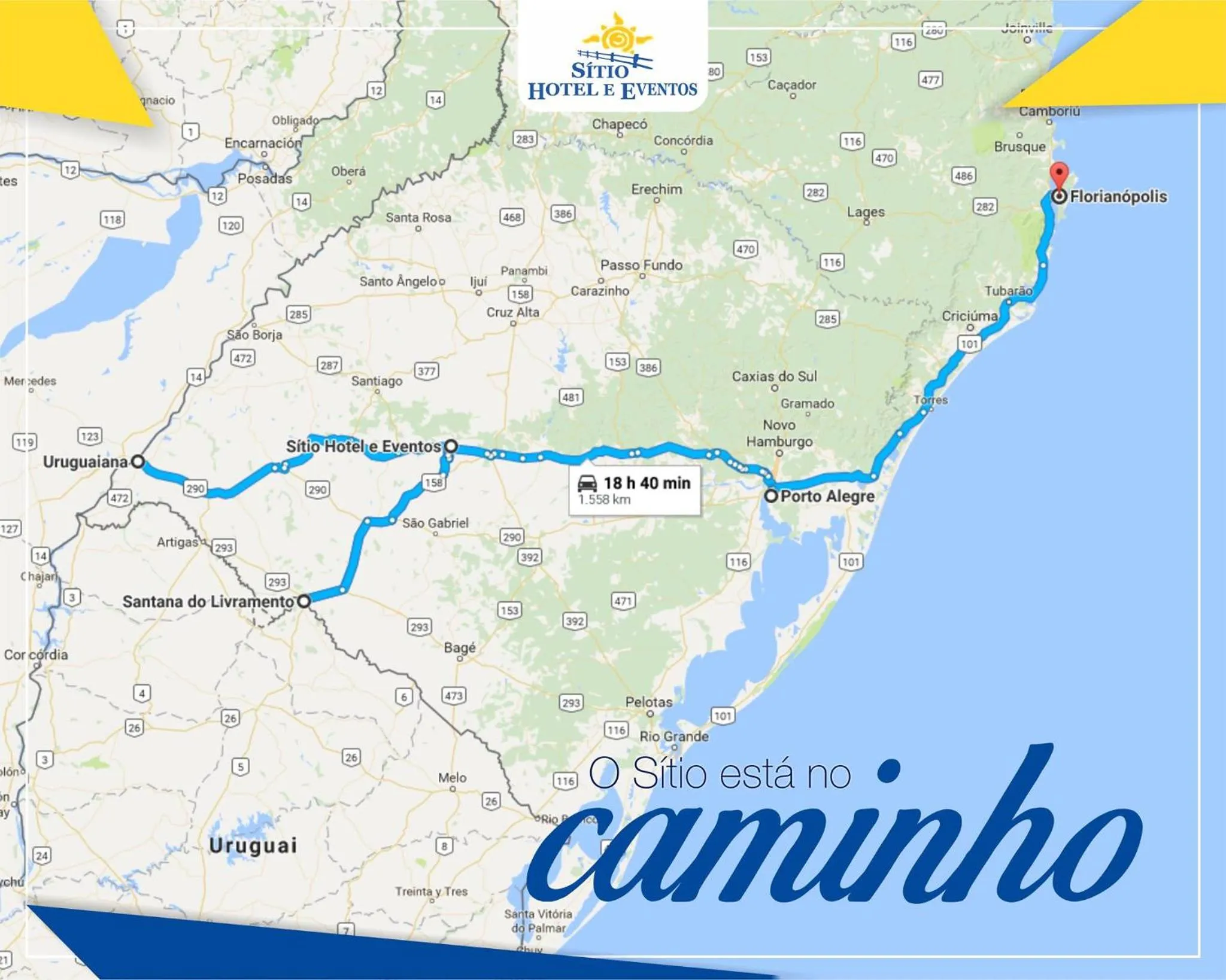 Location in Sítio Hotel e Eventos