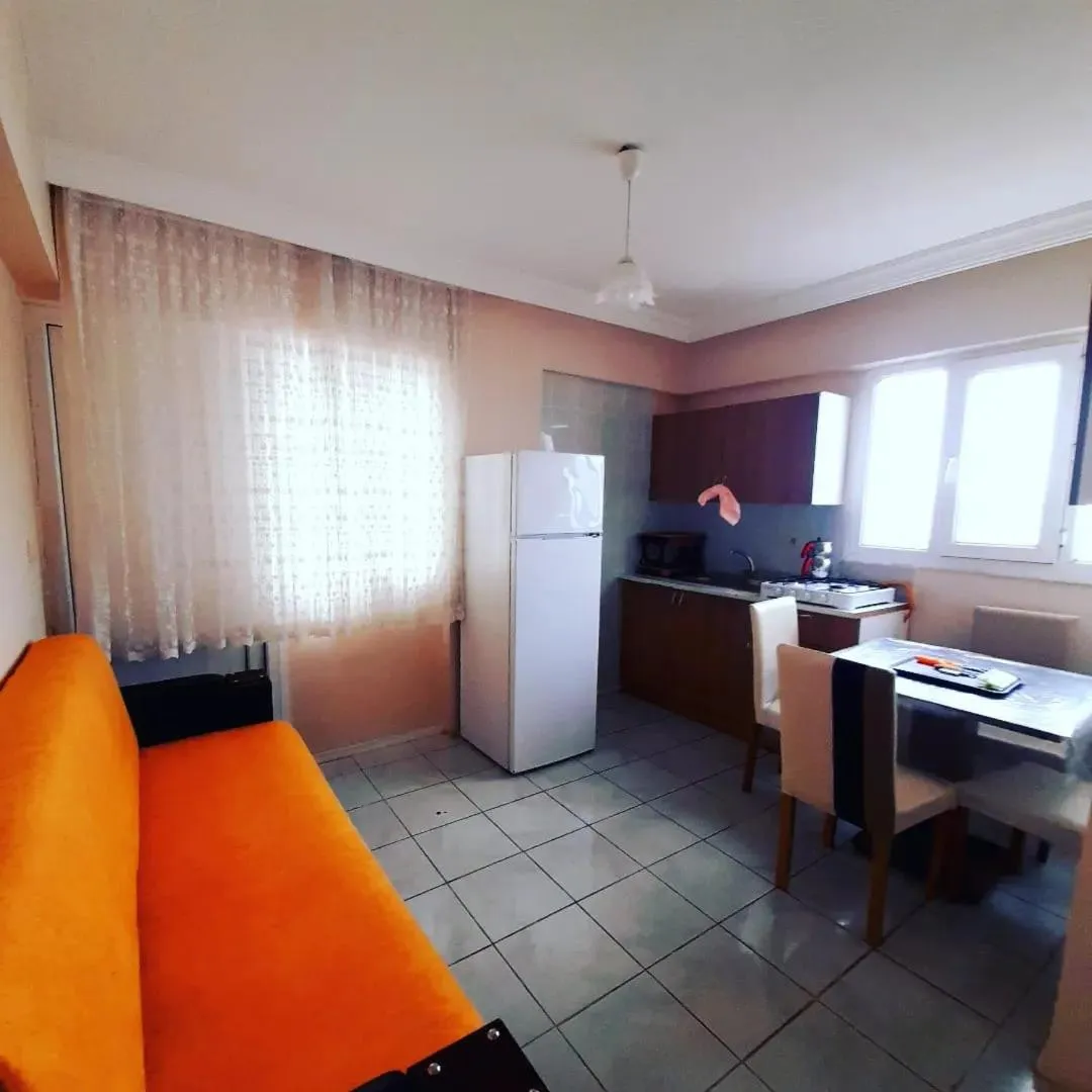 Kitchen or kitchenette in Zeytindali Apart Hotel