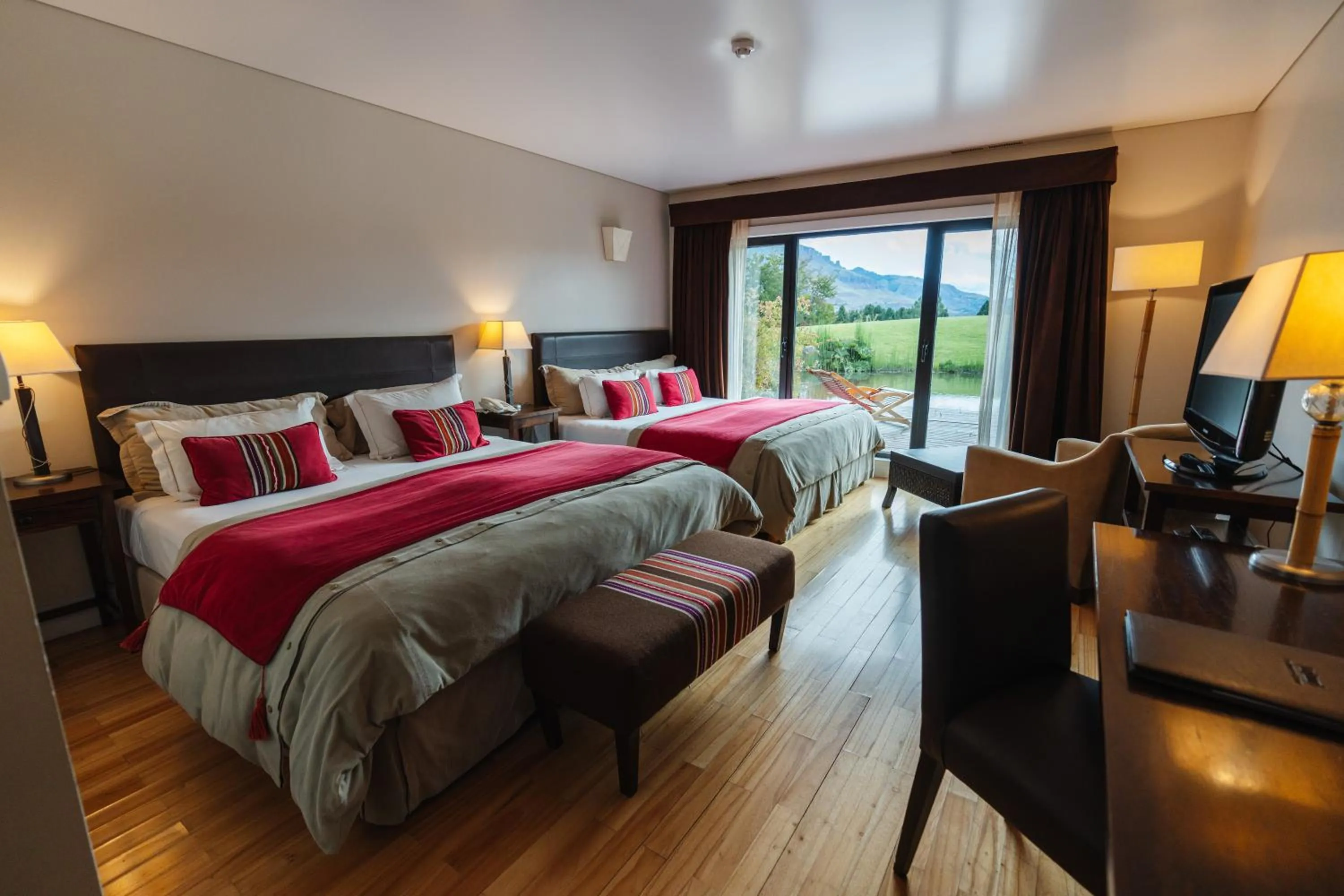 Bed in Loi Suites Chapelco Hotel