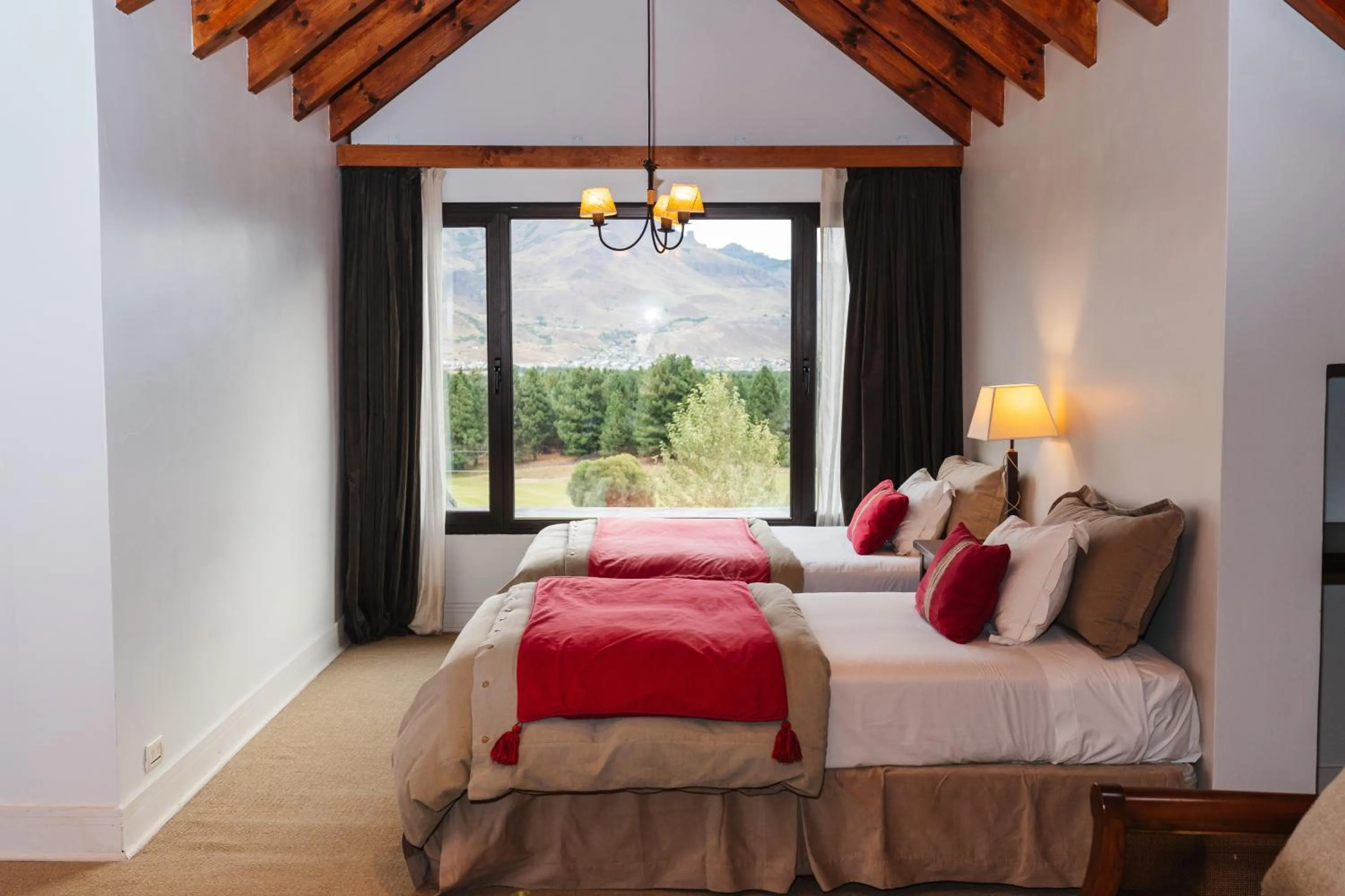 Bed in Loi Suites Chapelco Hotel