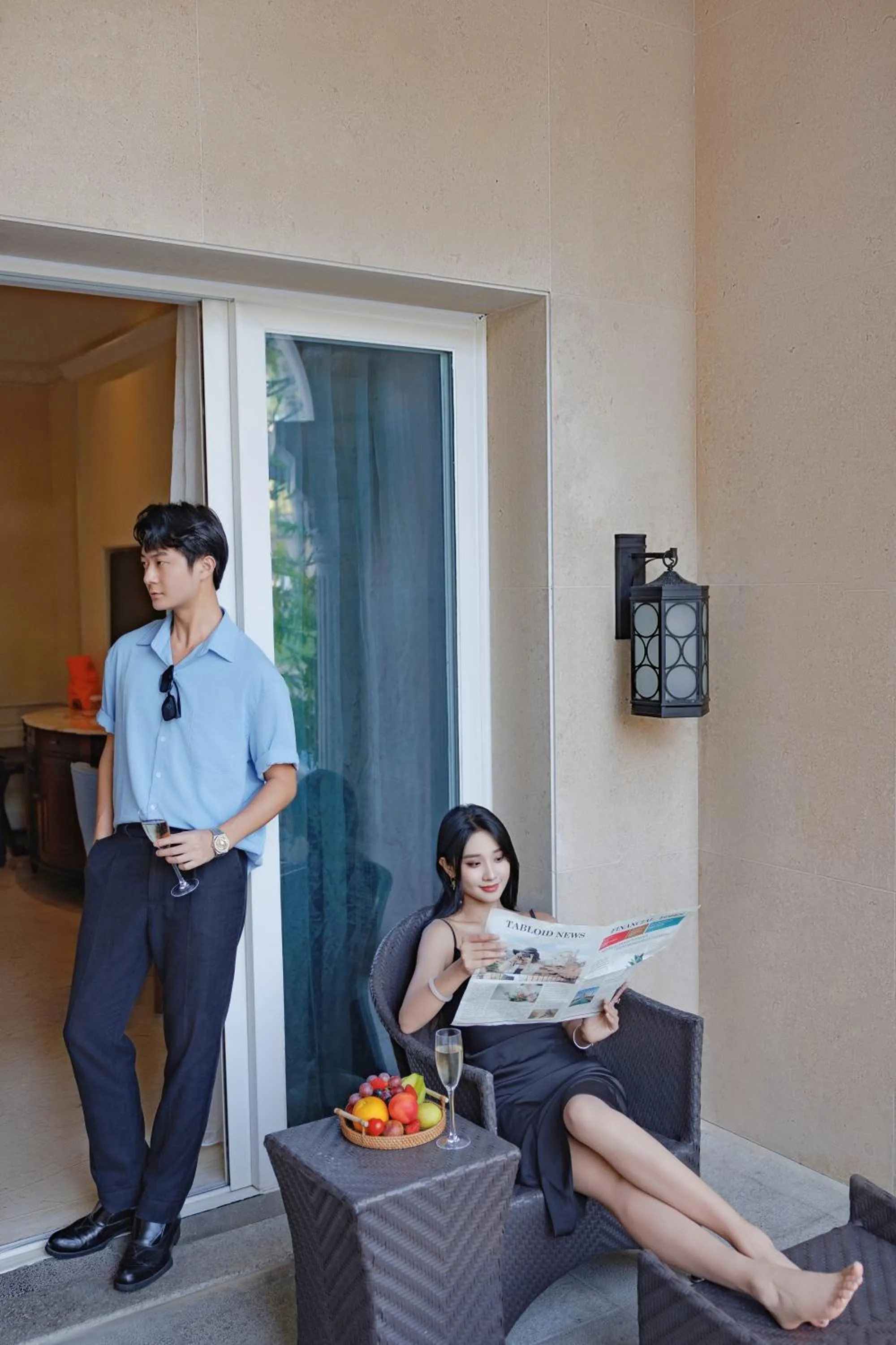 People in Crowne Plaza Resort Sanya Bay by IHG