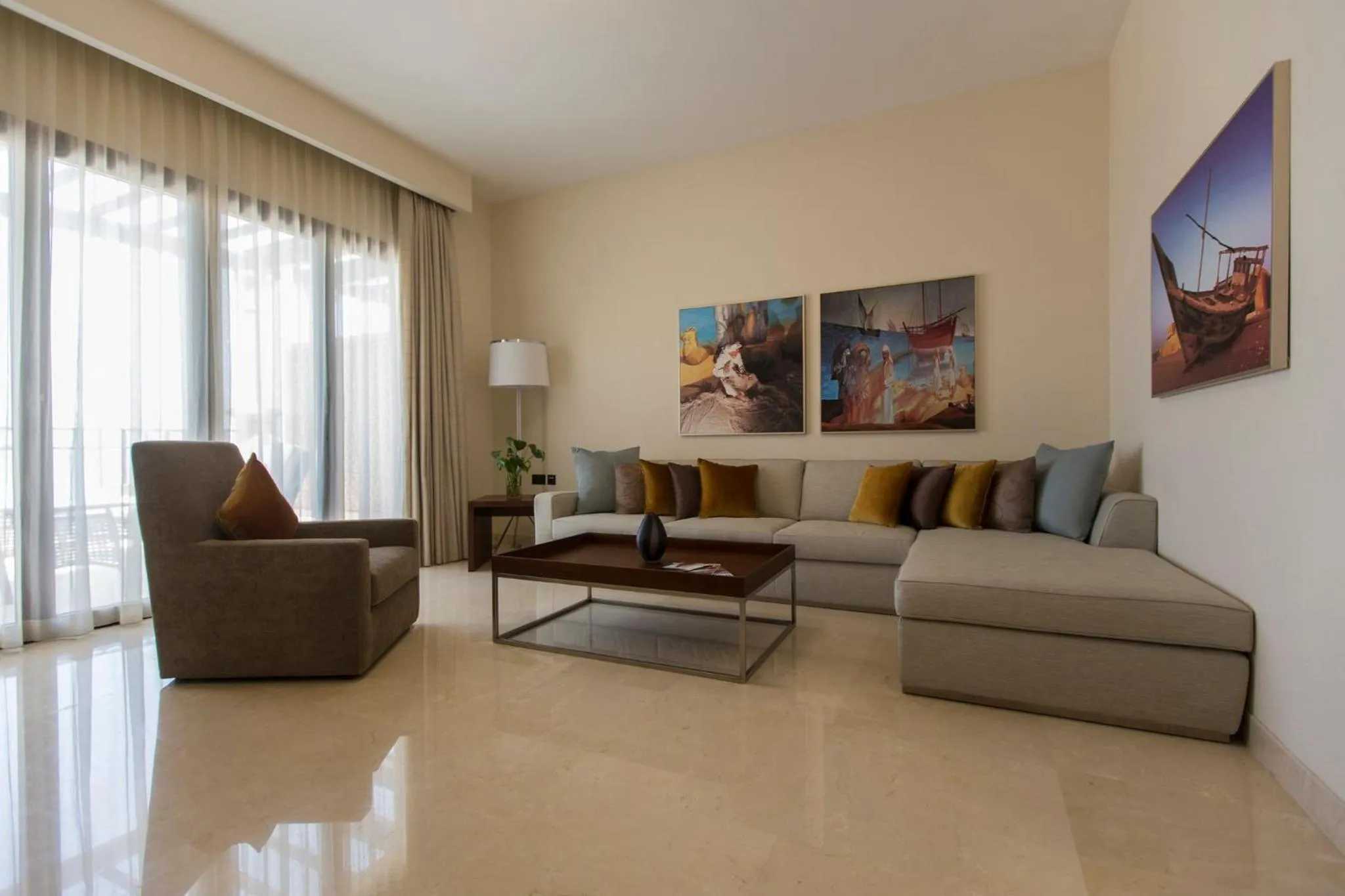 Photo of the whole room in InterContinental Hotels Doha Residences