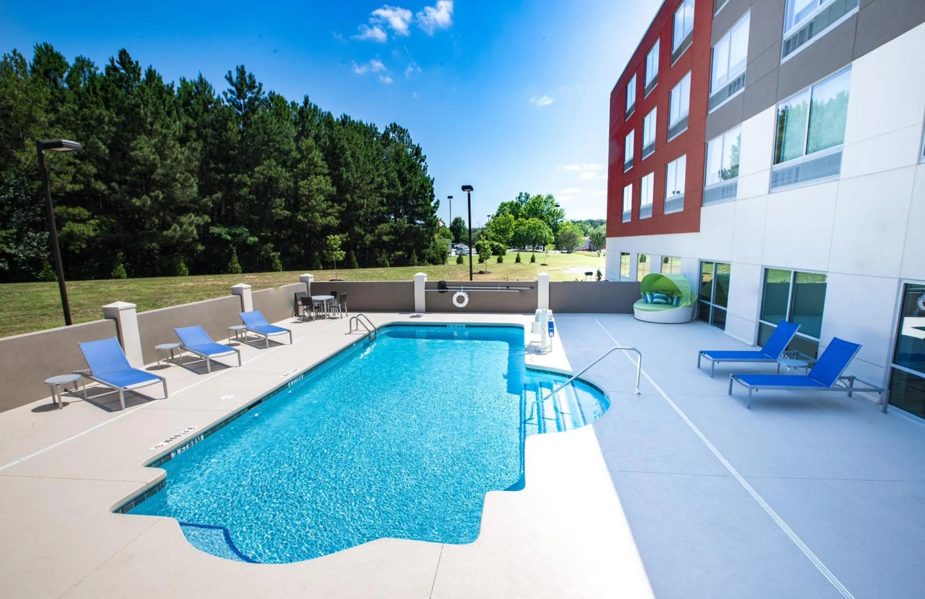 Swimming pool in Holiday Inn Express & Suites Greenwood Mall by IHG
