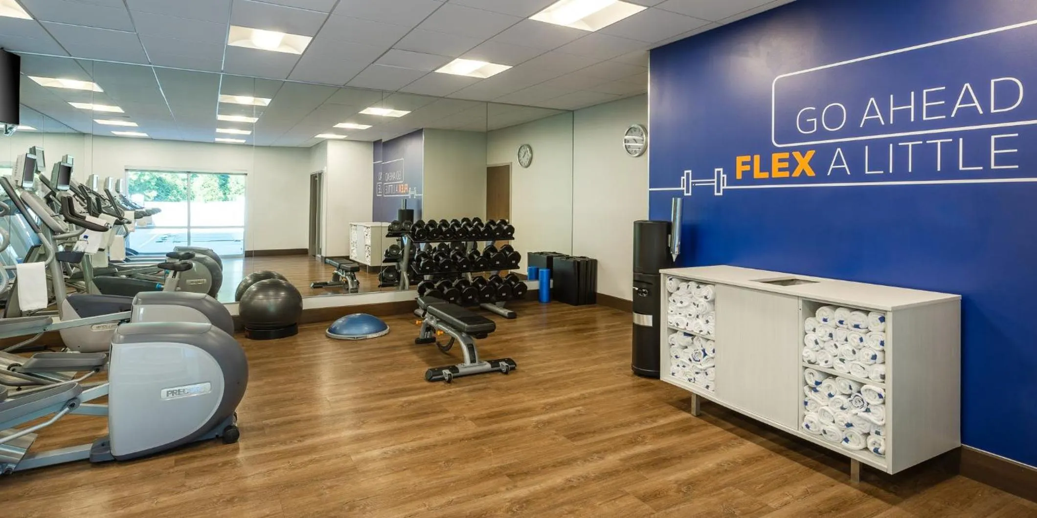 Fitness centre/facilities in Holiday Inn Express & Suites Greenwood Mall by IHG