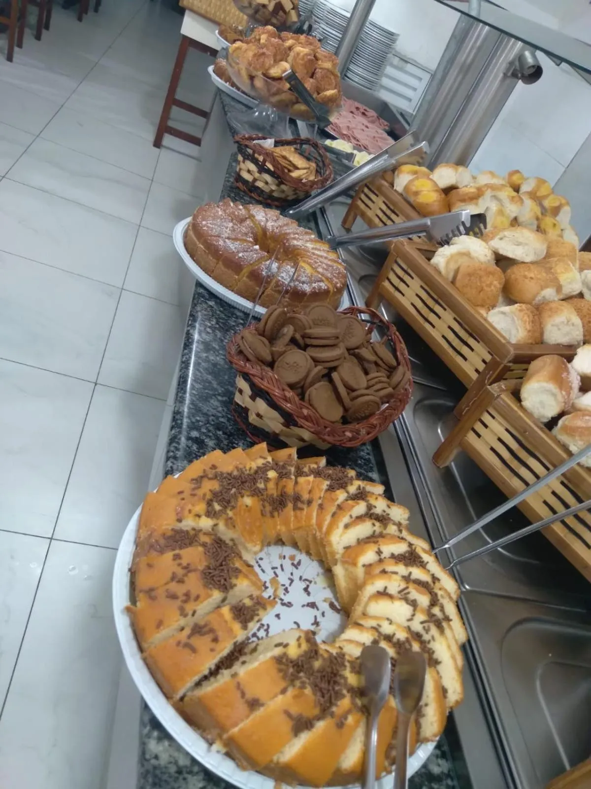 Buffet breakfast in Hotel São Luiz