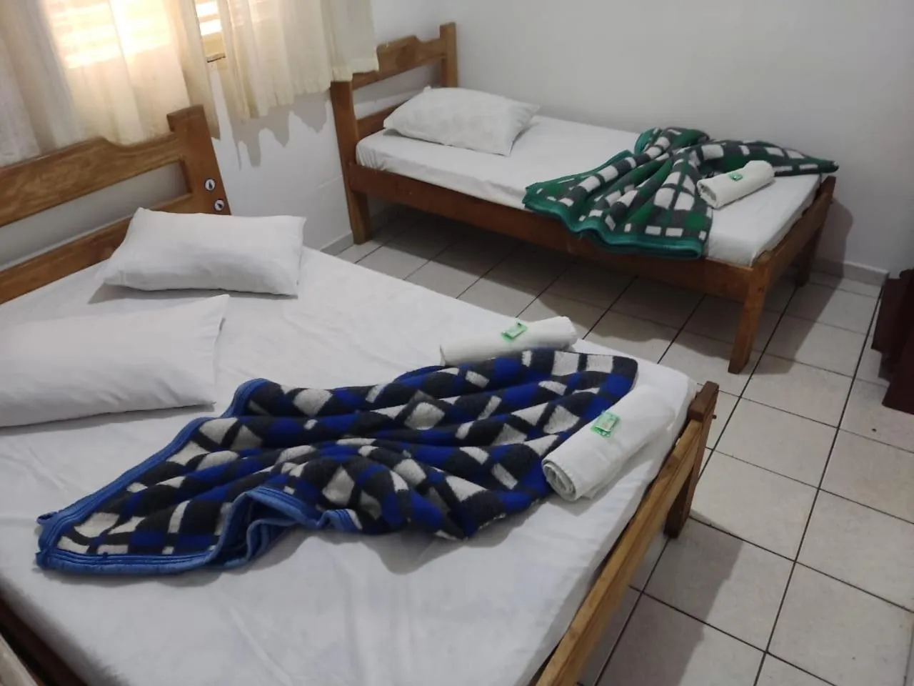 Bed in Hotel São Luiz