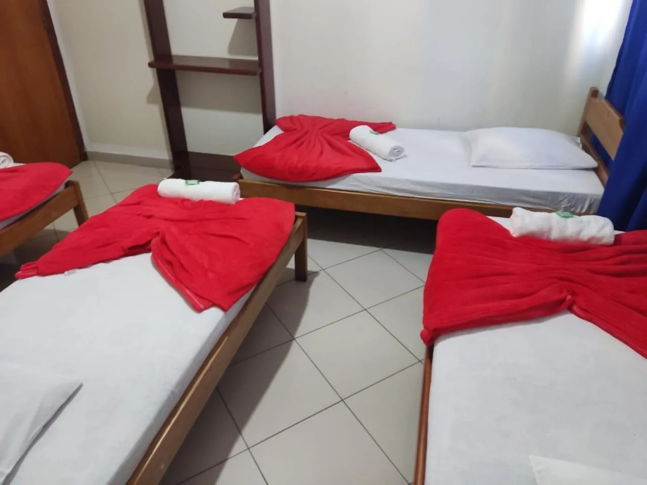 Bed in Hotel São Luiz