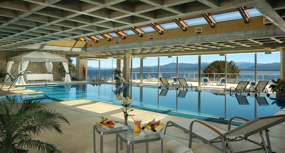 Swimming pool in Cacique Inacayal Lake Hotel & Spa