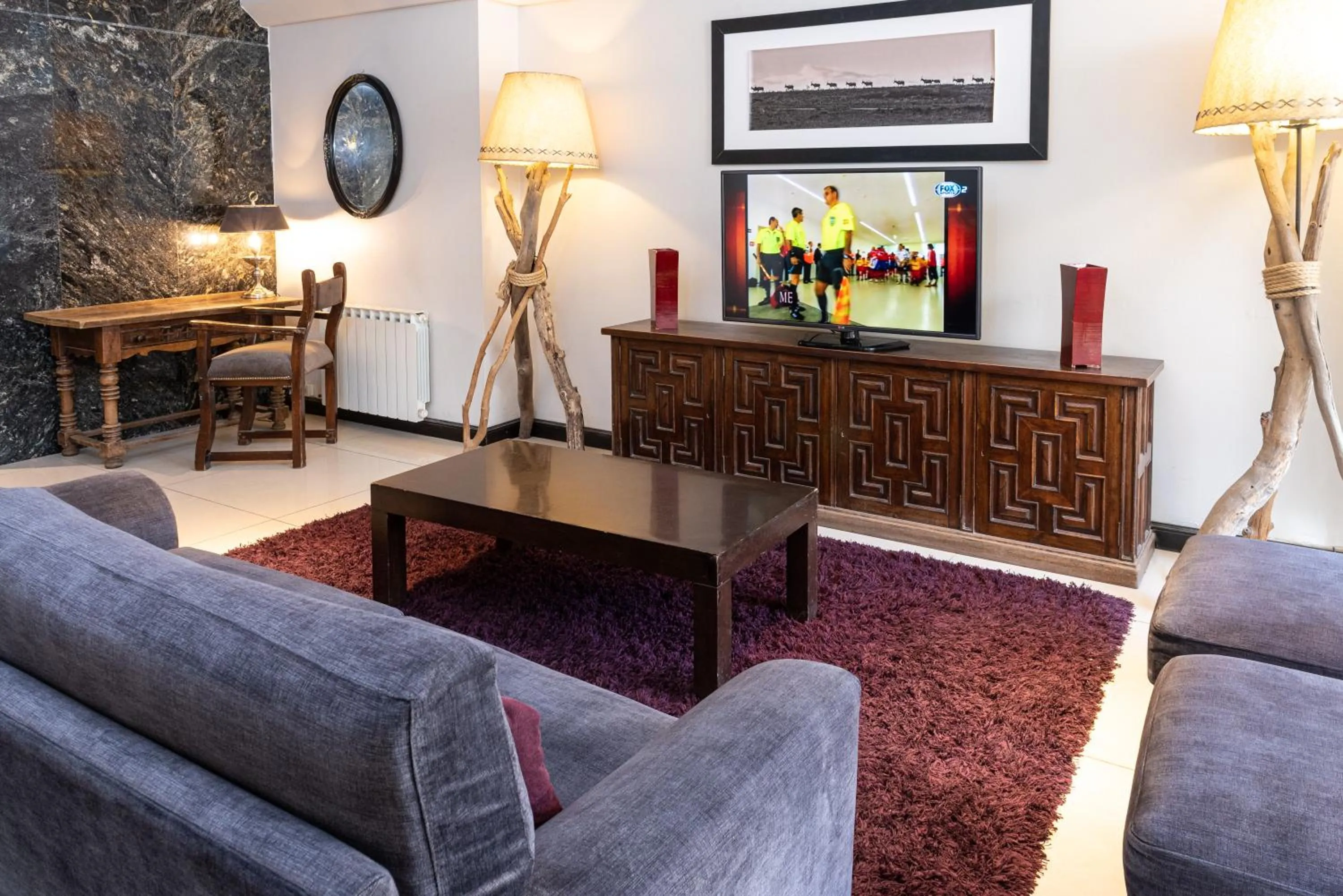 Living room in Hotel Crans Montana