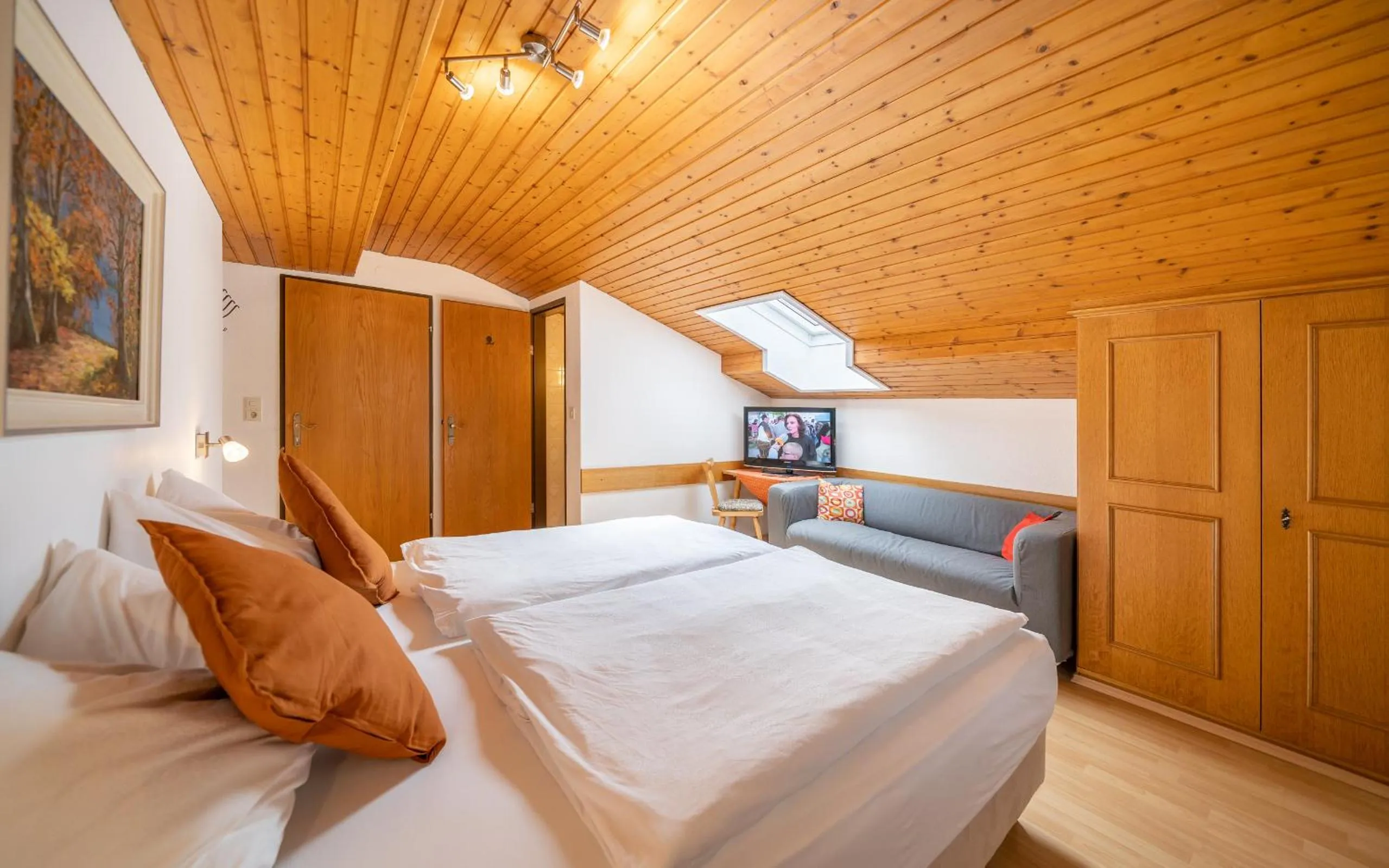 TV and multimedia, Bed in Pension Hofweyer