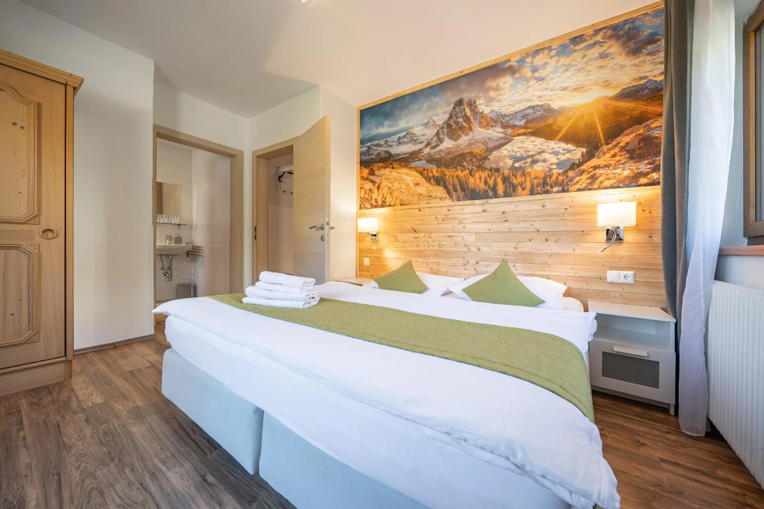 Bedroom, Bed in Pension Hofweyer