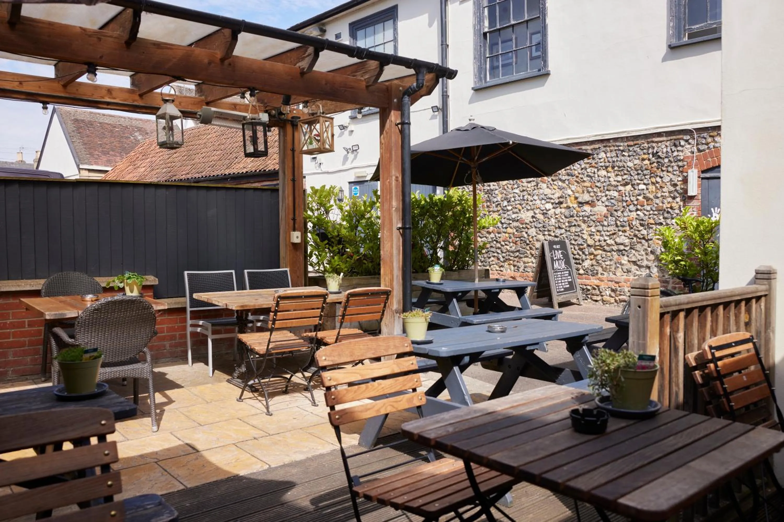 Balcony/Terrace in The Bushel by Greene King Inns