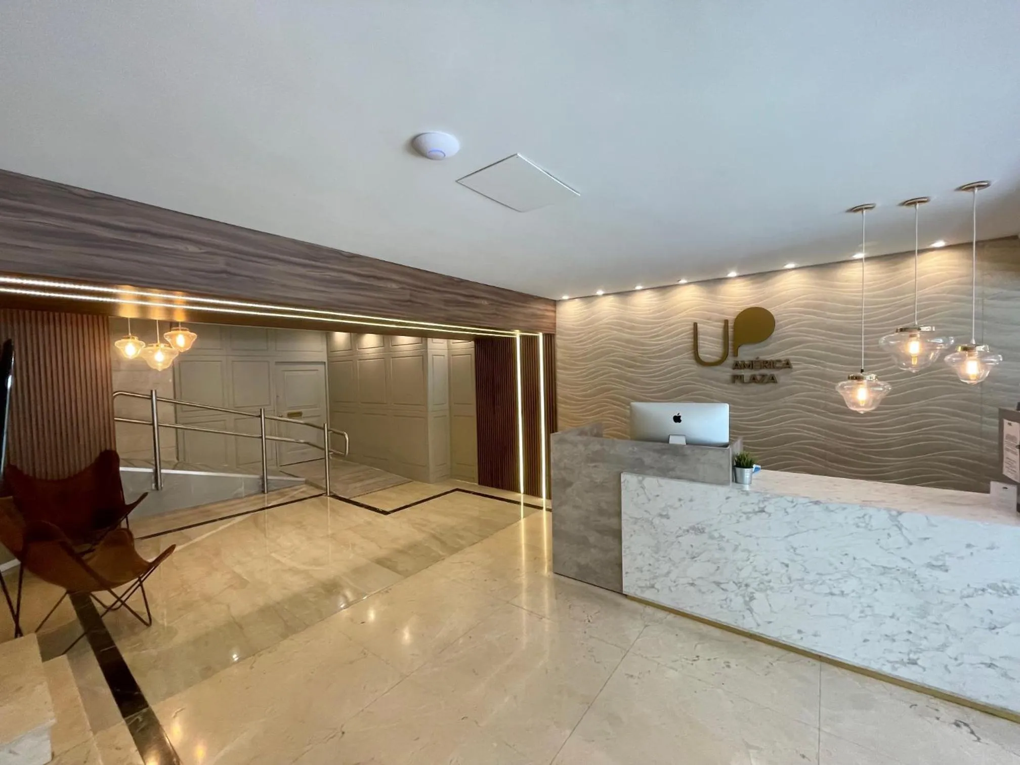 Lobby or reception in Up América Plaza