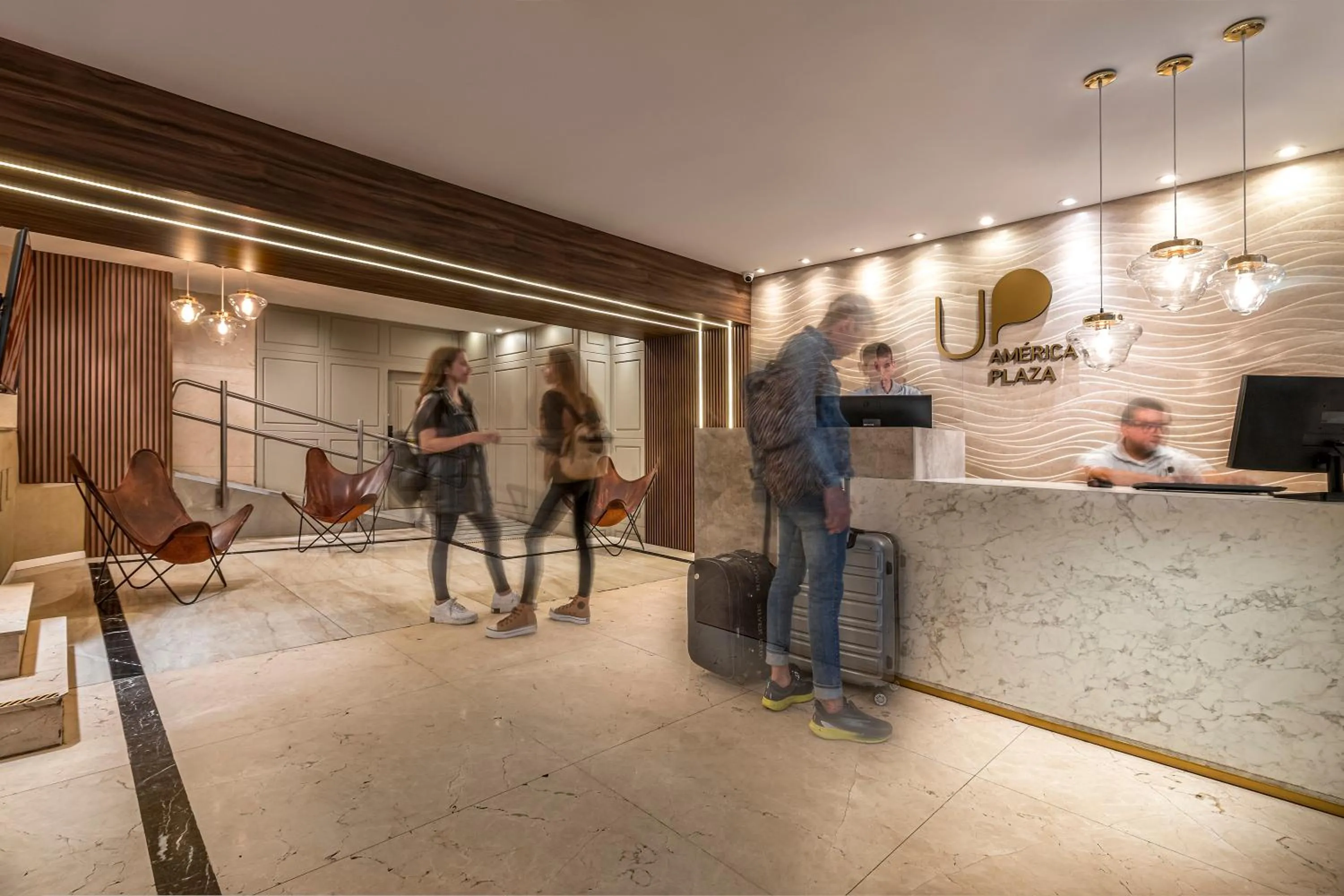 Lobby or reception in Up América Plaza