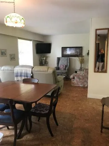 Seating area in The Surf Lodge and Pub