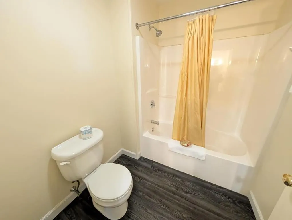 Bathroom in The Falls Motel - 2 Mi to " Watkins Glen State Park, Seneca Lake " AND 4 Mi to Watkins Glen International Track " The Glen "