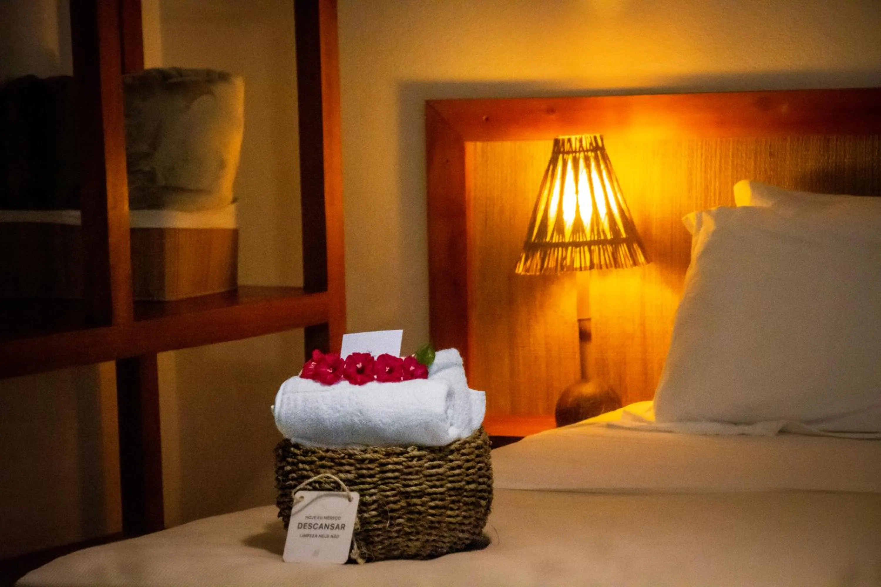 Bed in Pousada Nativa