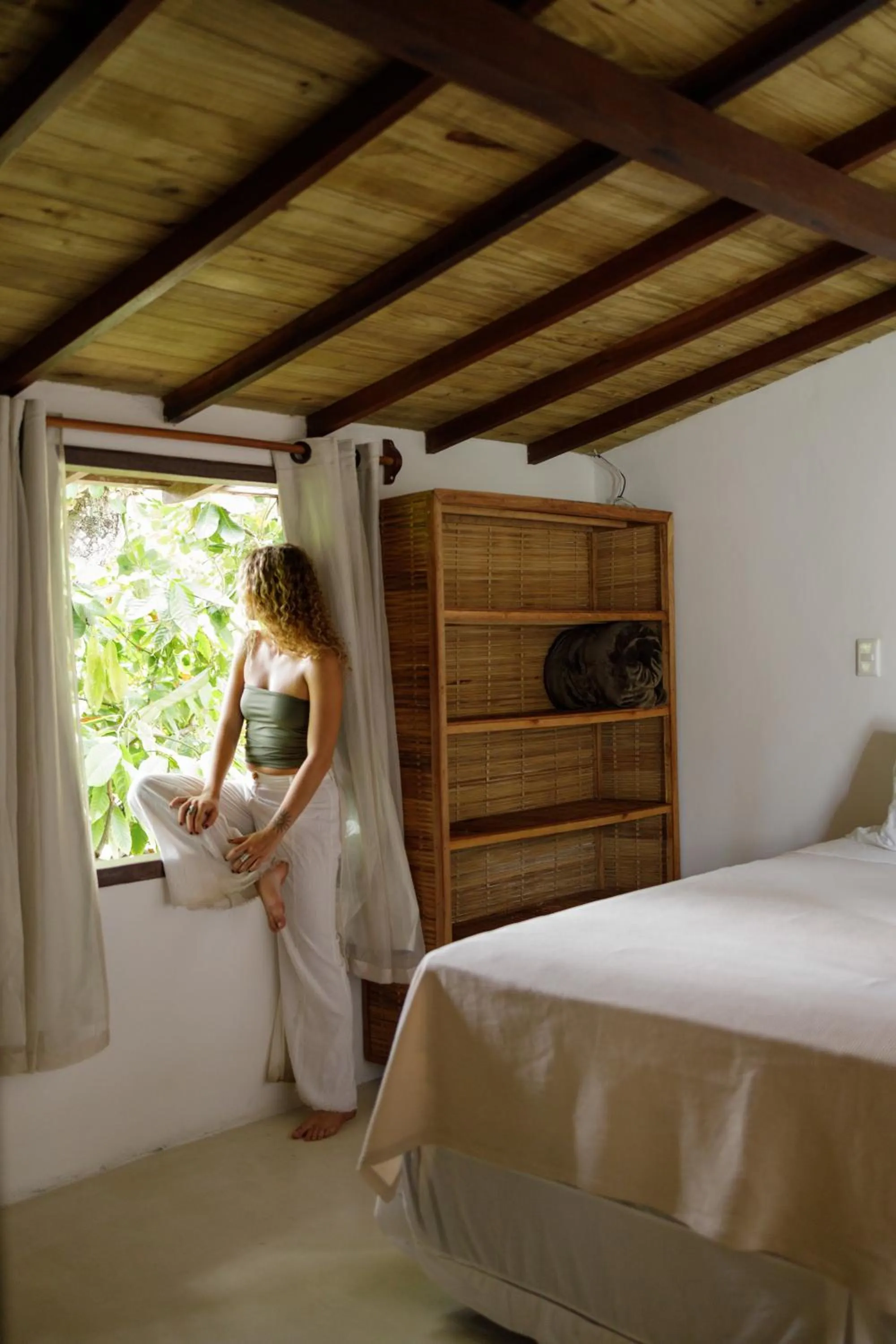 Bed in Pousada Nativa