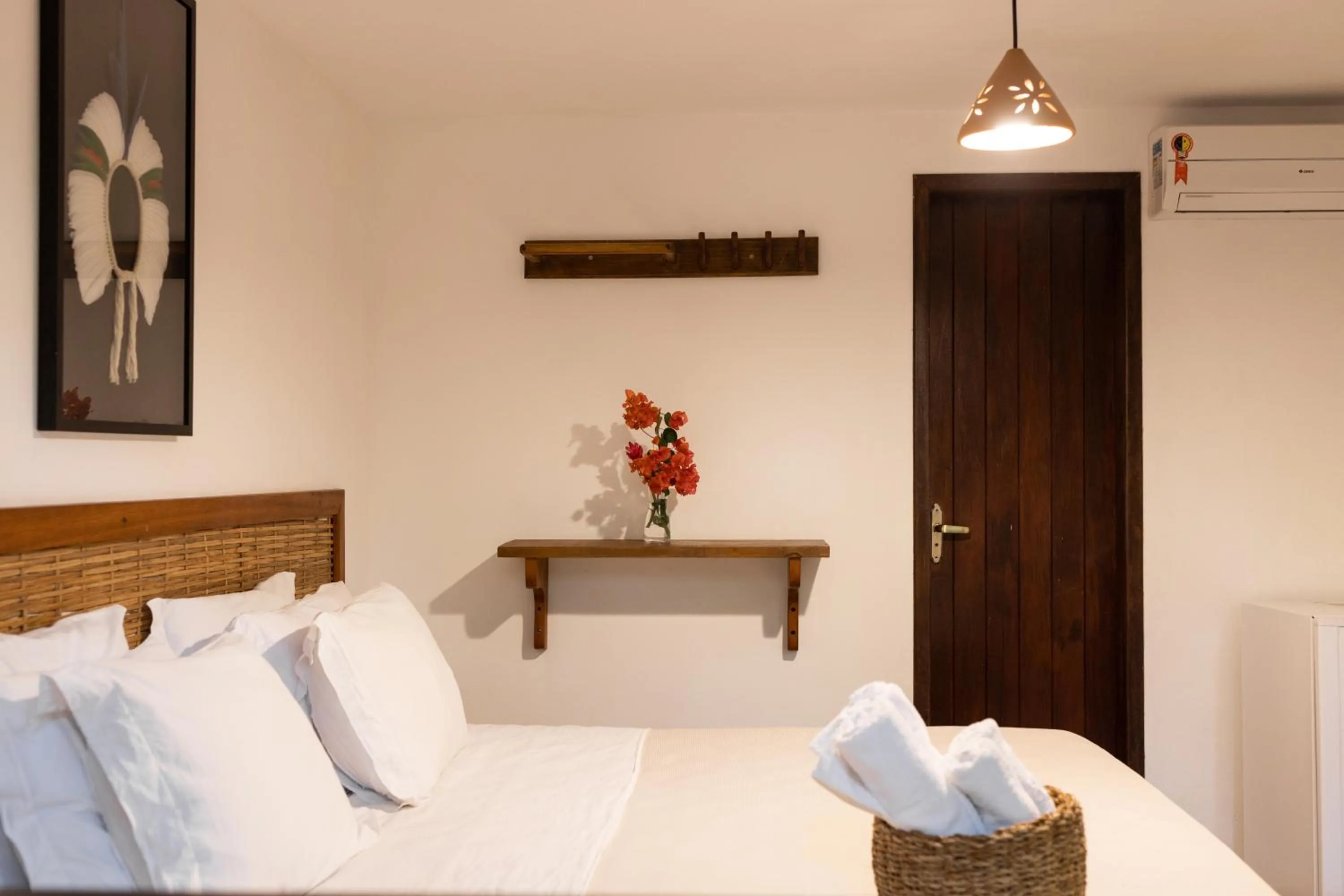 Bed in Pousada Nativa