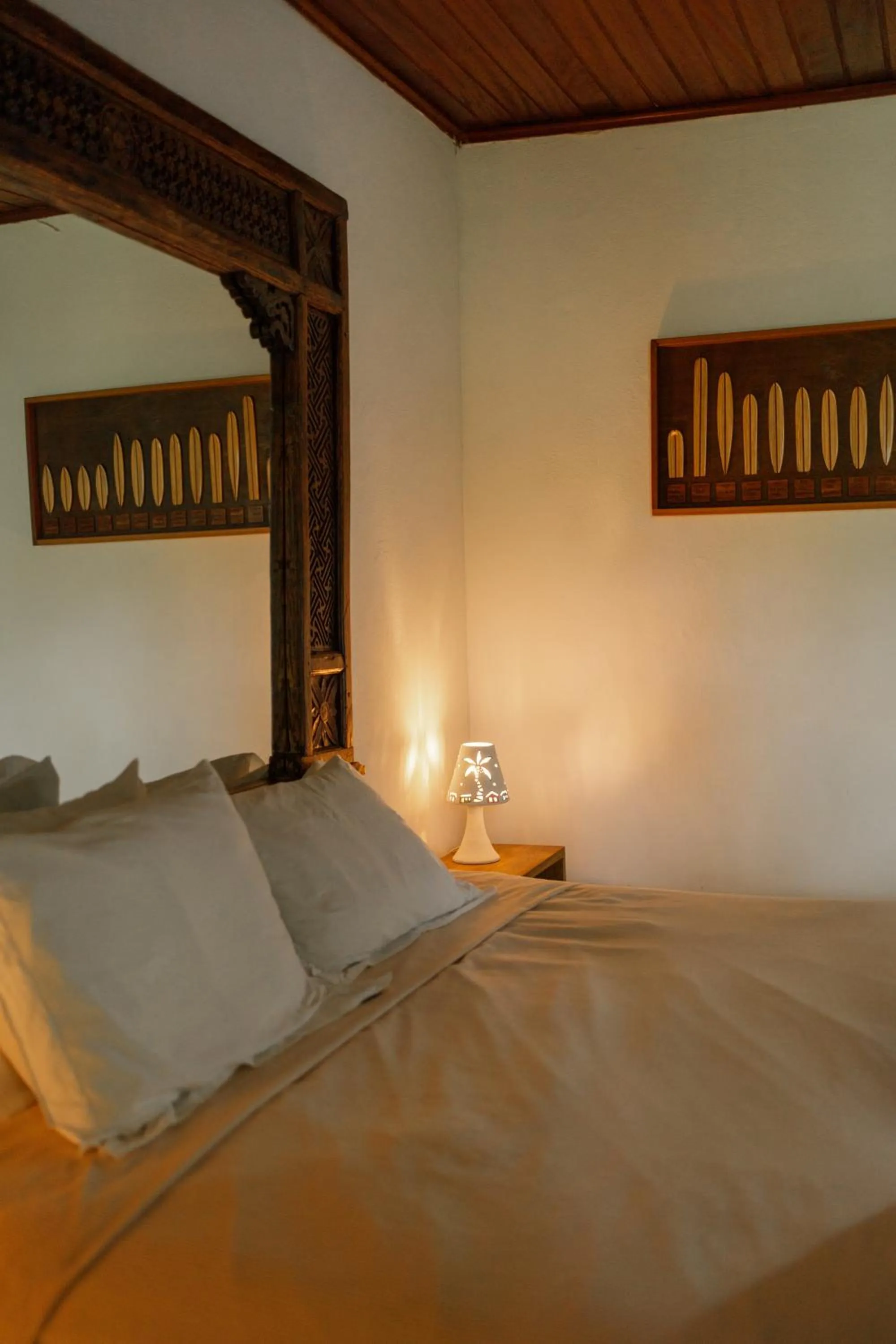 Bed in Pousada Nativa