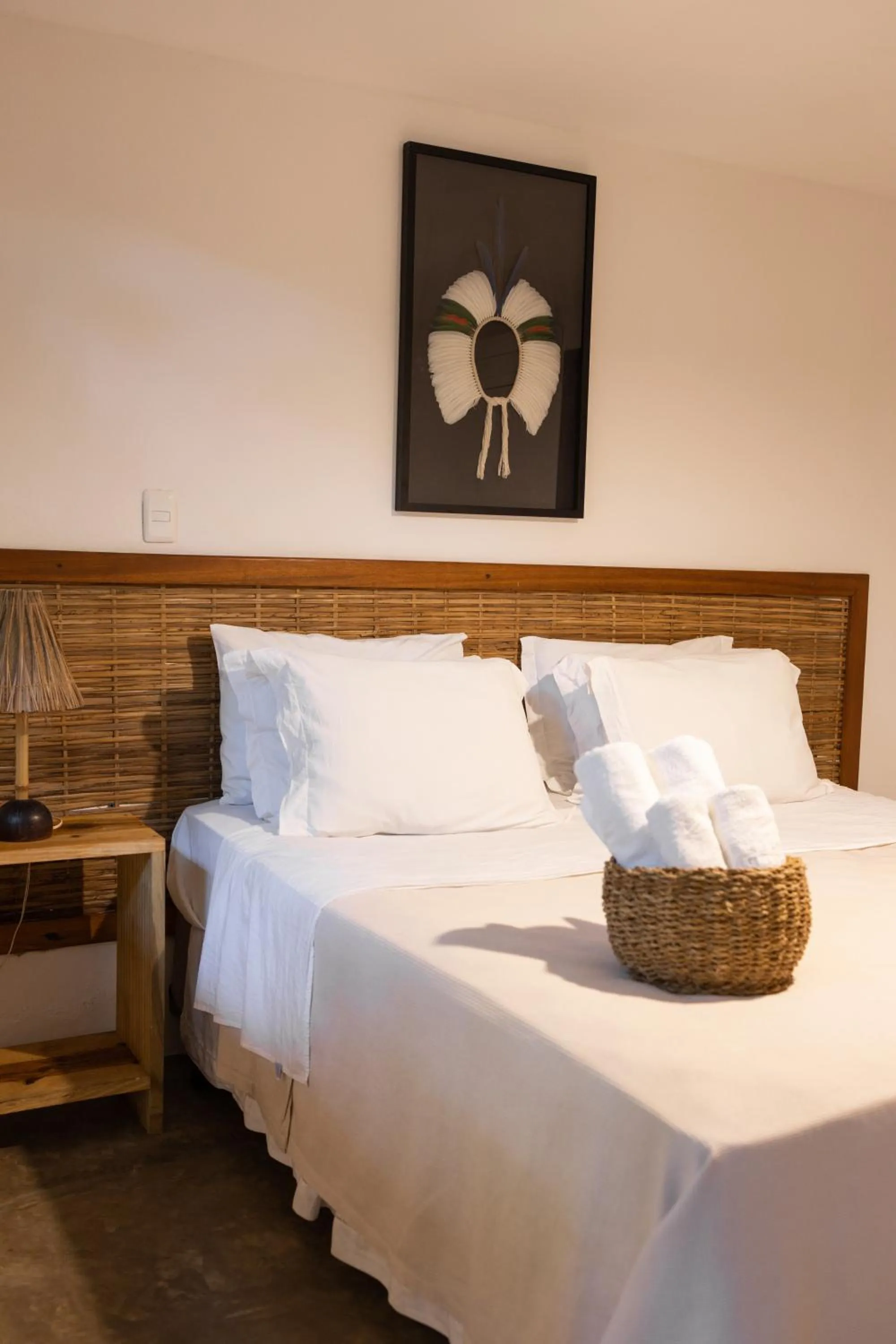 Bed in Pousada Nativa