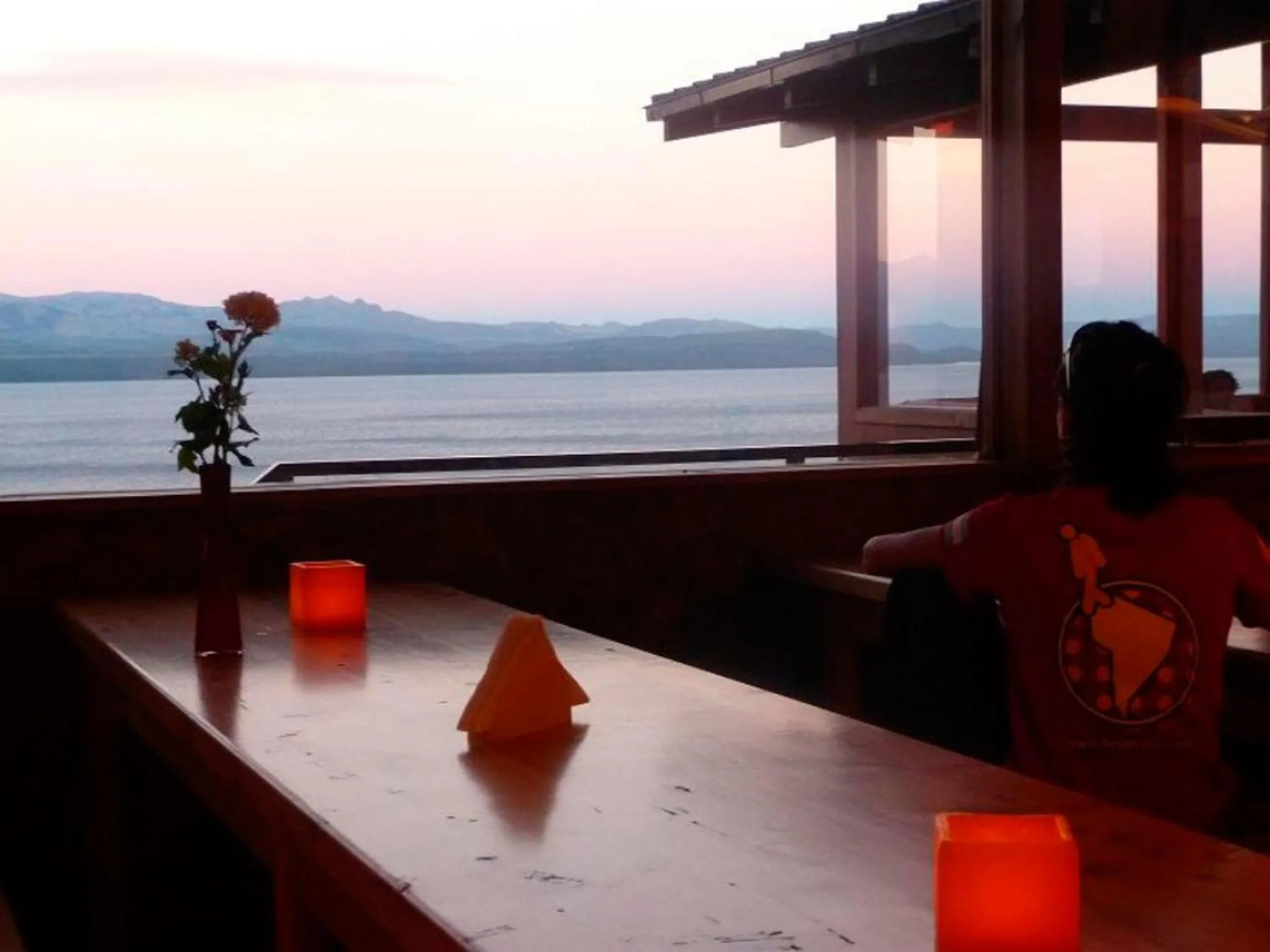 Lake view in Hostel Inn Bariloche