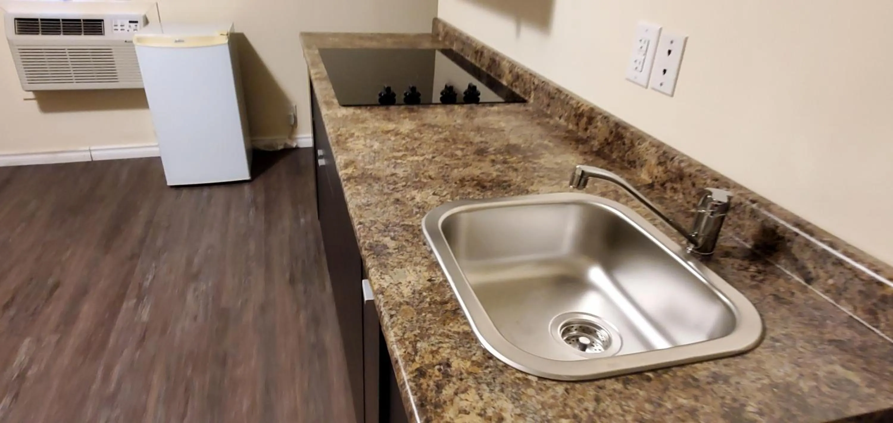 Kitchen or kitchenette in Agassiz Hotel and Restaurant - Under New Management