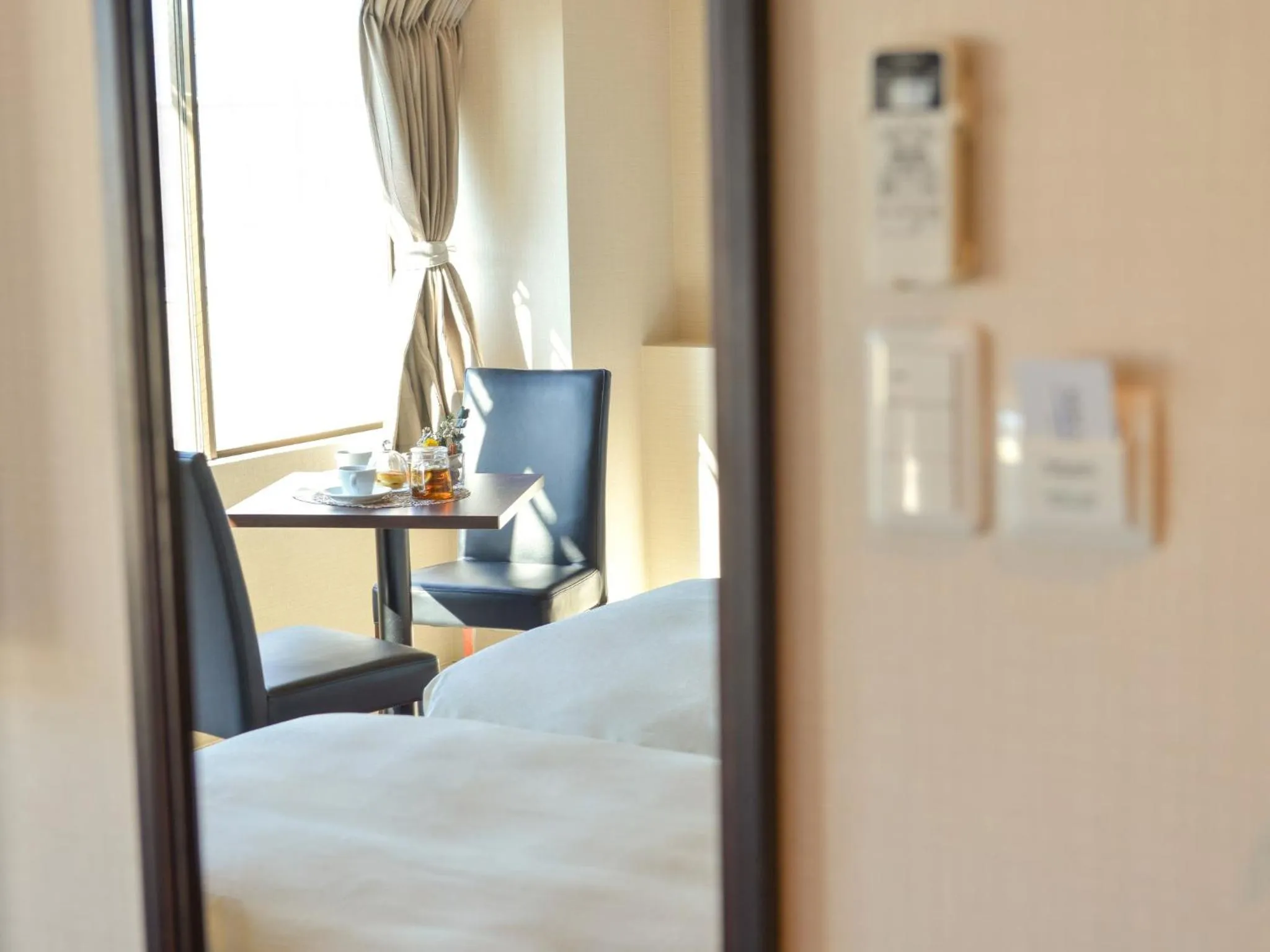 Bed in Hotel New Gaea Iizuka