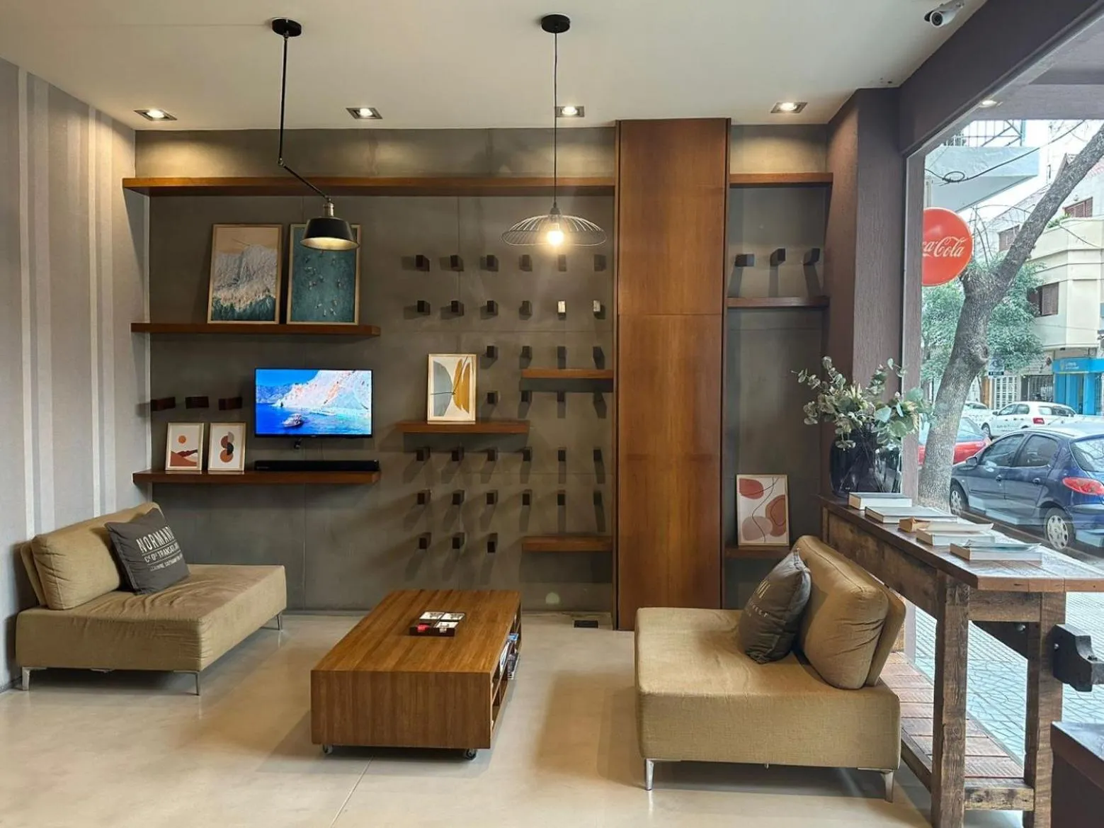 Living room in Sarum Hotel Design