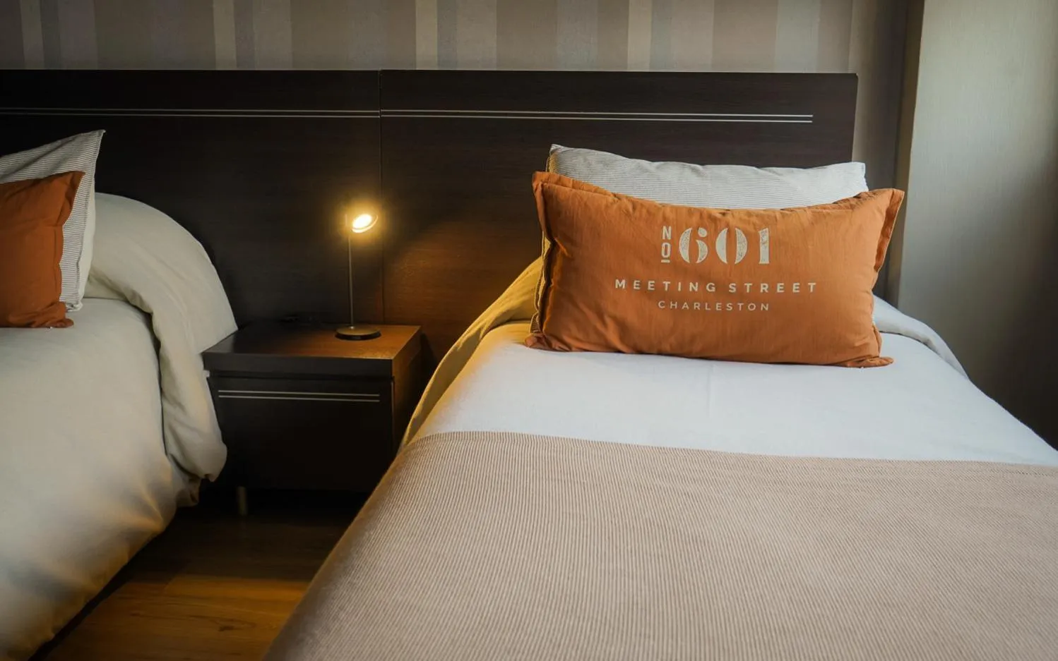 Bed in Sarum Hotel Design