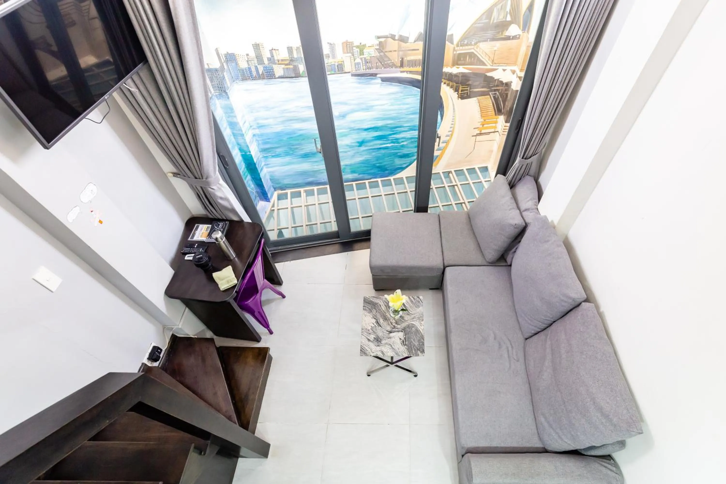 Living room in The Haven - Lofts by the Park