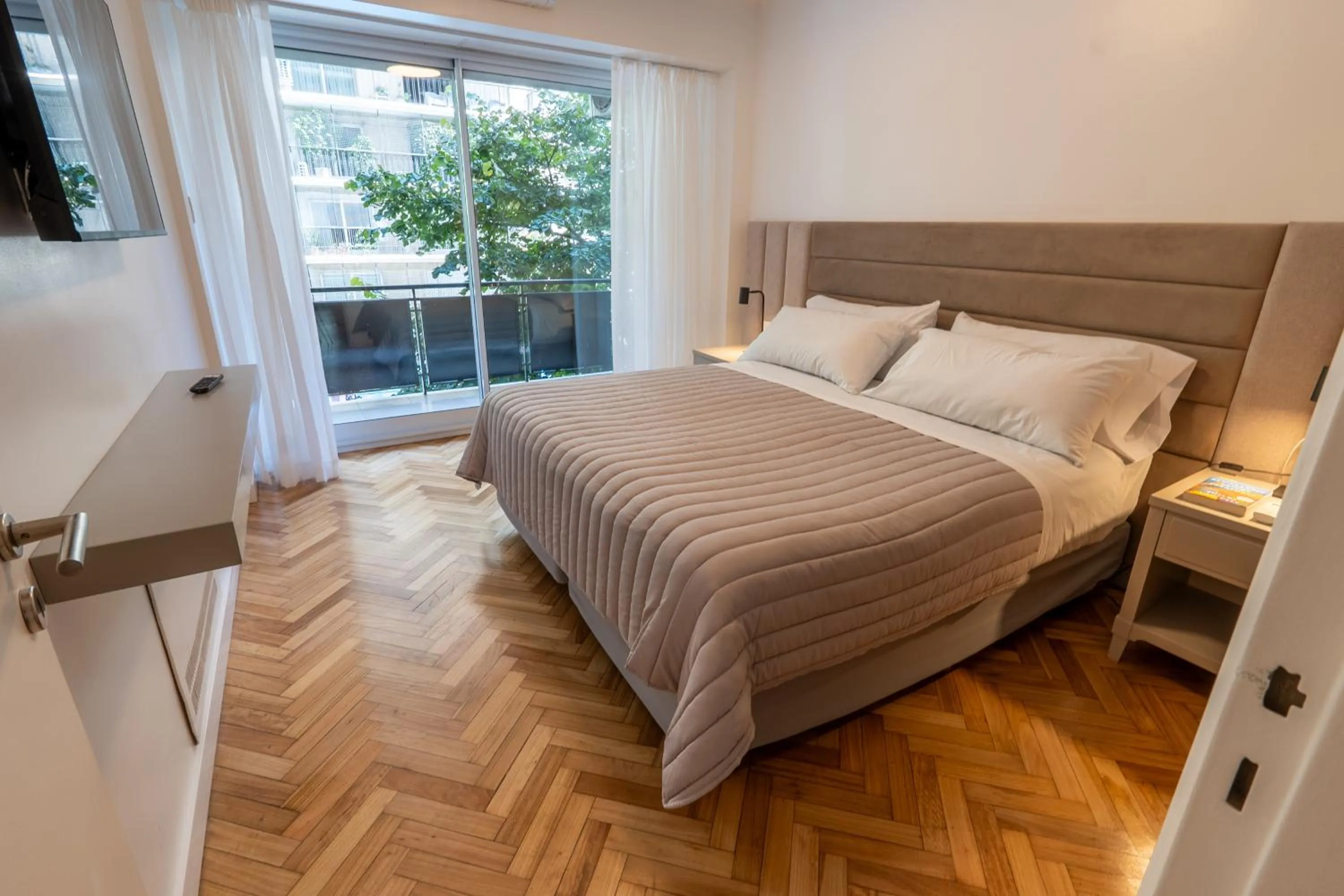 Bed in Aparthotel Trianon Recoleta