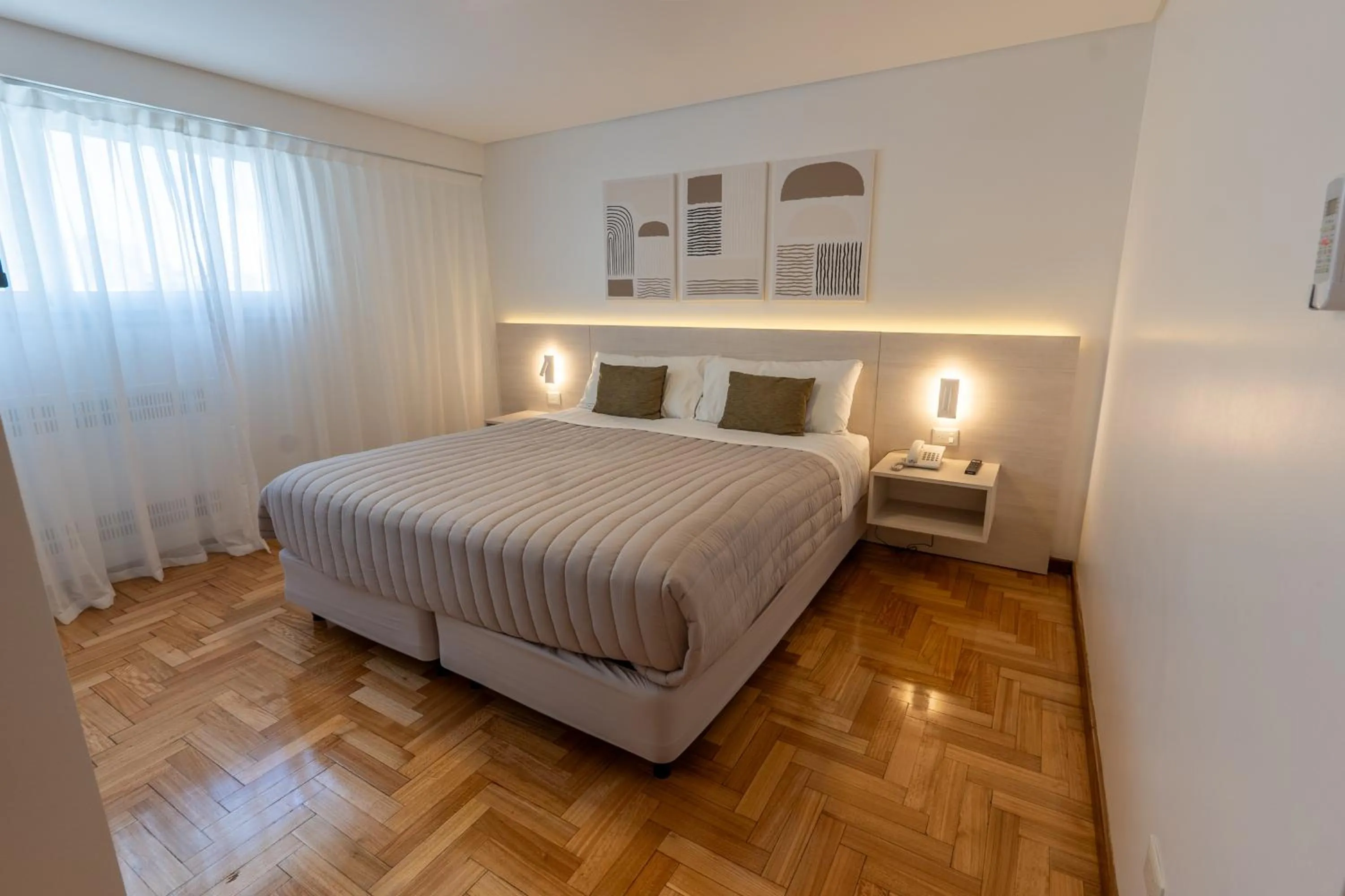 Bed in Aparthotel Trianon Recoleta