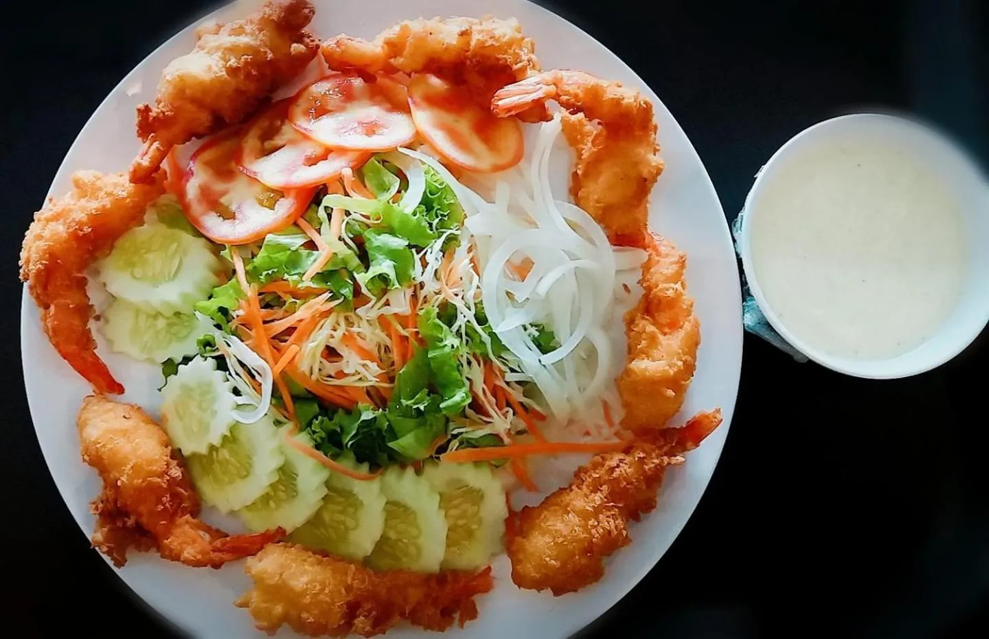 Asian breakfast in Bun Hotel