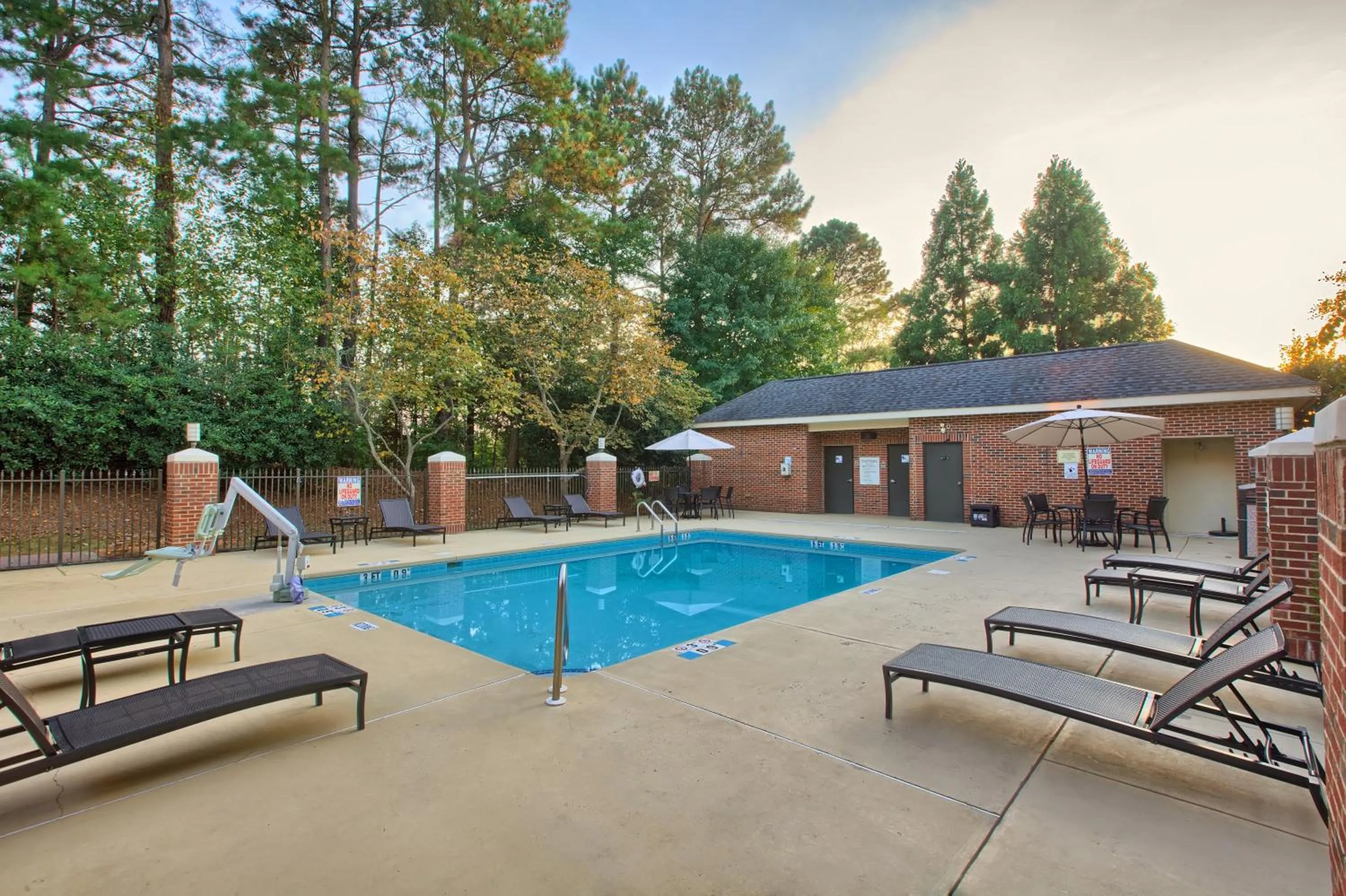 Swimming pool in Holiday Inn Express Hotel & Suites Wake Forest - Raleigh North by IHG