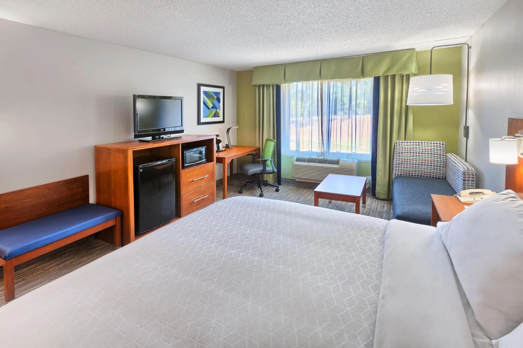 Photo of the whole room, Bed in Holiday Inn Express Hotel & Suites Wake Forest - Raleigh North by IHG
