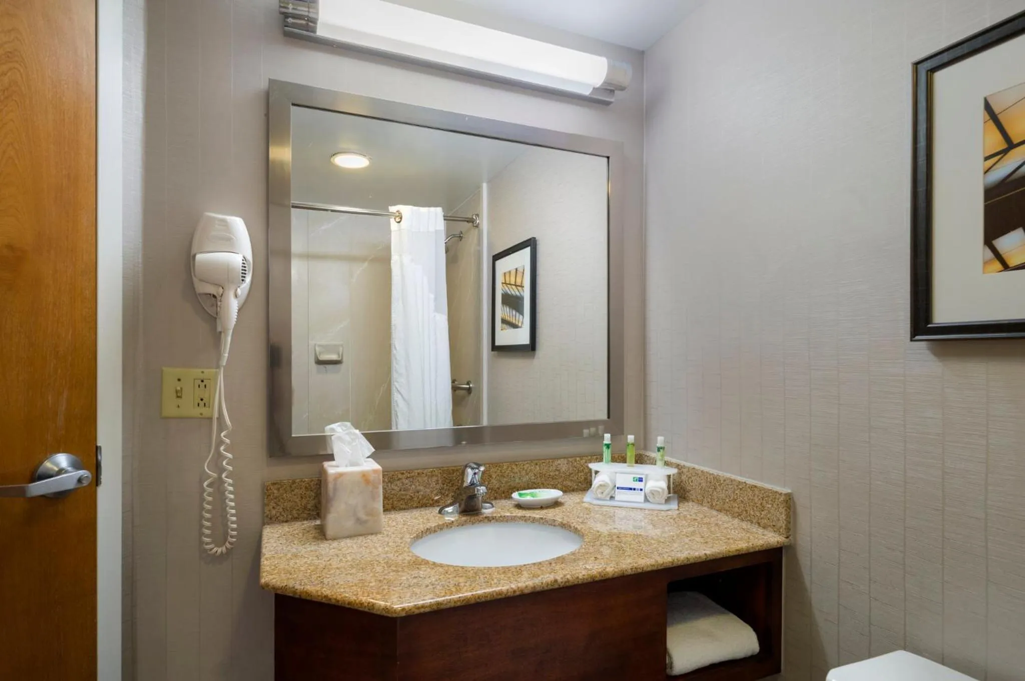 Bathroom in Holiday Inn Express Hershey-Harrisburg Area by IHG