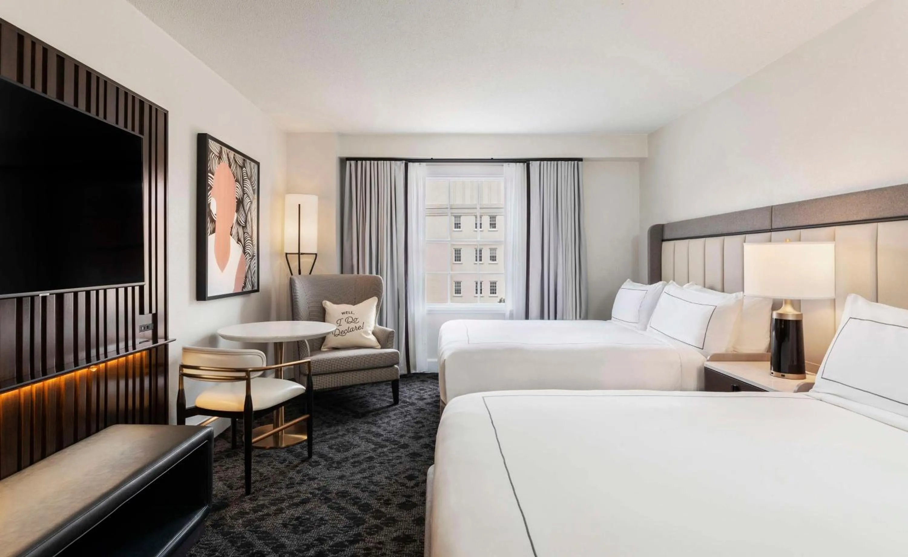 Living room, Bed in Mills House Charleston, Curio Collection by Hilton