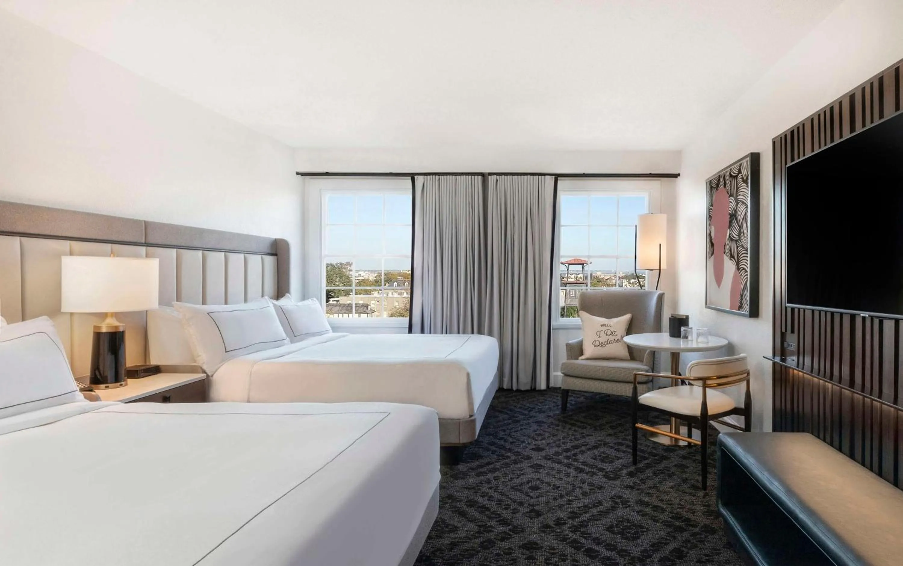 Living room, Bed in Mills House Charleston, Curio Collection by Hilton