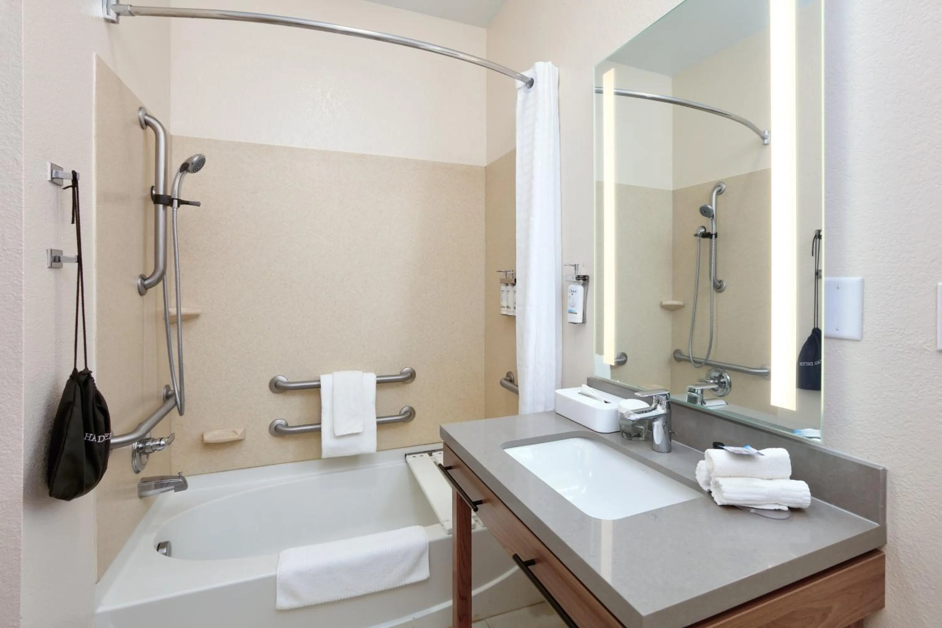 Bathroom in Candlewood Suites Idaho Falls by IHG