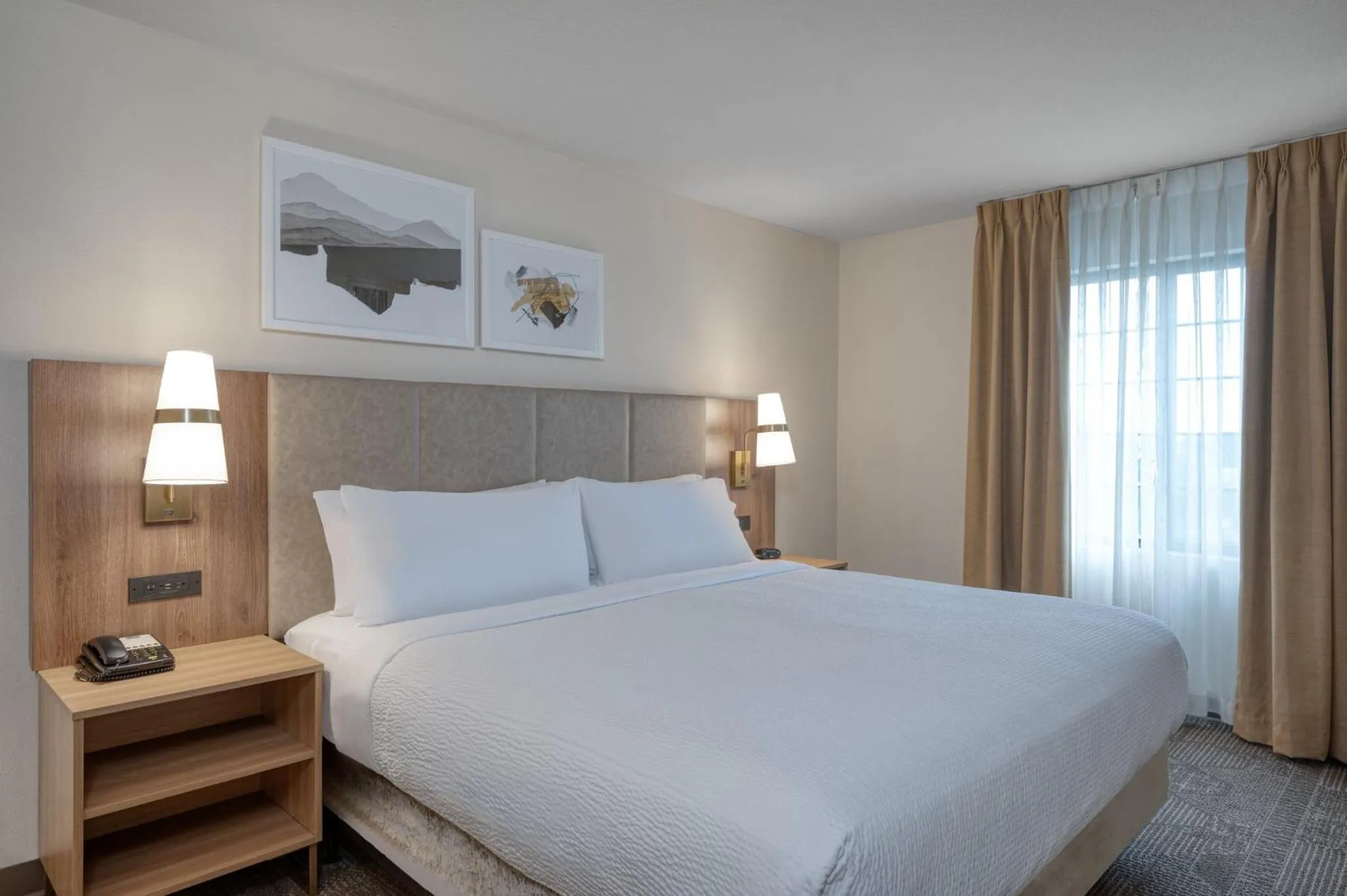 Photo of the whole room, Bed in Staybridge Suites Allentown Airport Lehigh Valley by IHG