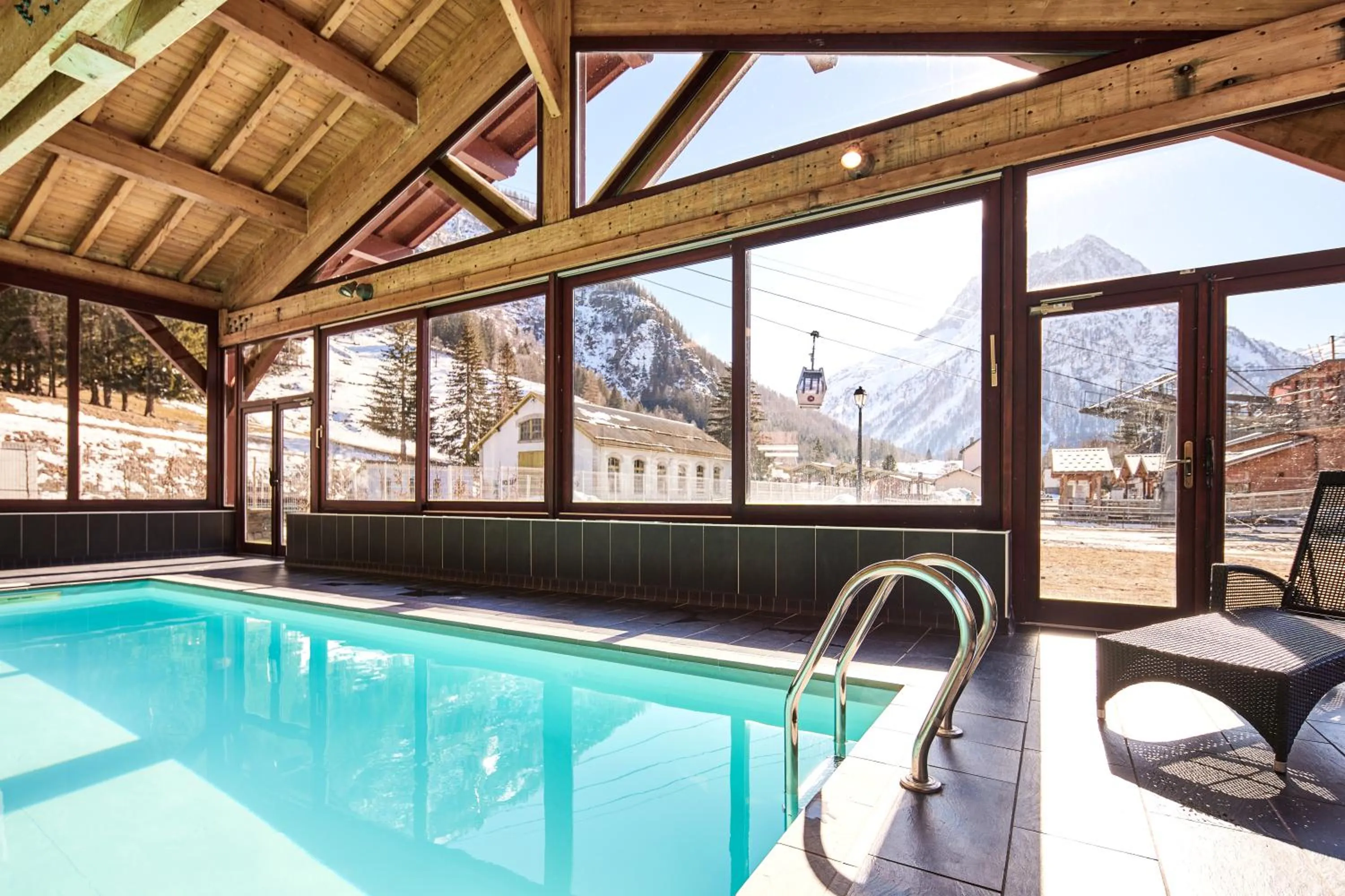 Swimming pool in Dormio Resort Les Portes du Mont Blanc