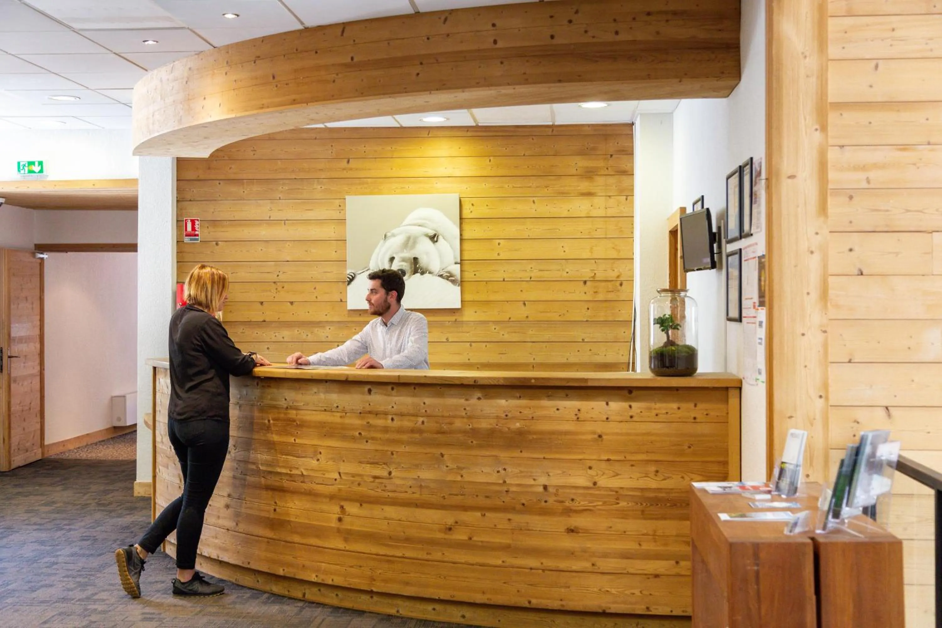 Lobby or reception in Dormio Resort Les Portes du Mont Blanc
